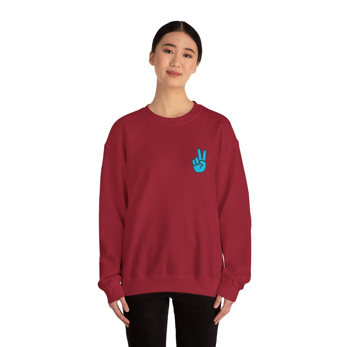Peace Be With You Unisex Heavy Blend™ Crewneck Sweatshirt