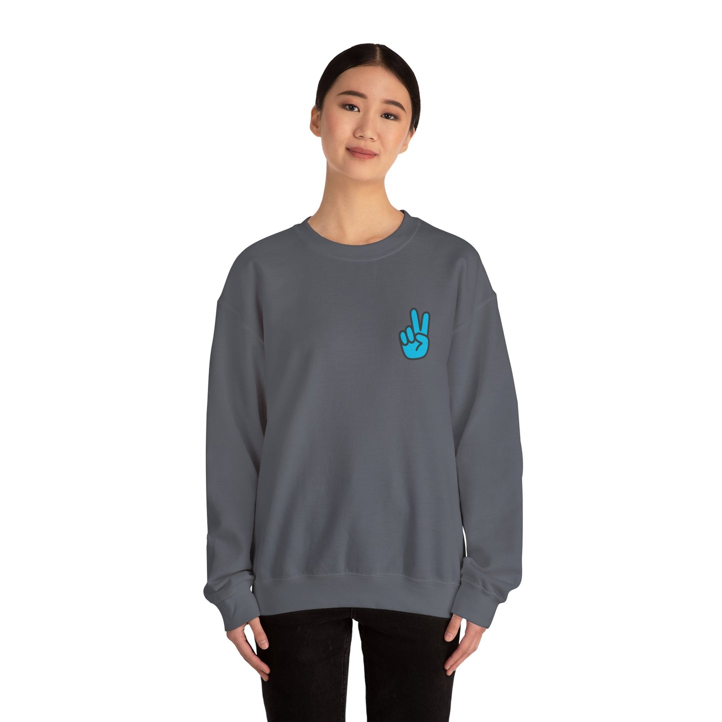 Peace Be With You Unisex Heavy Blend™ Crewneck Sweatshirt