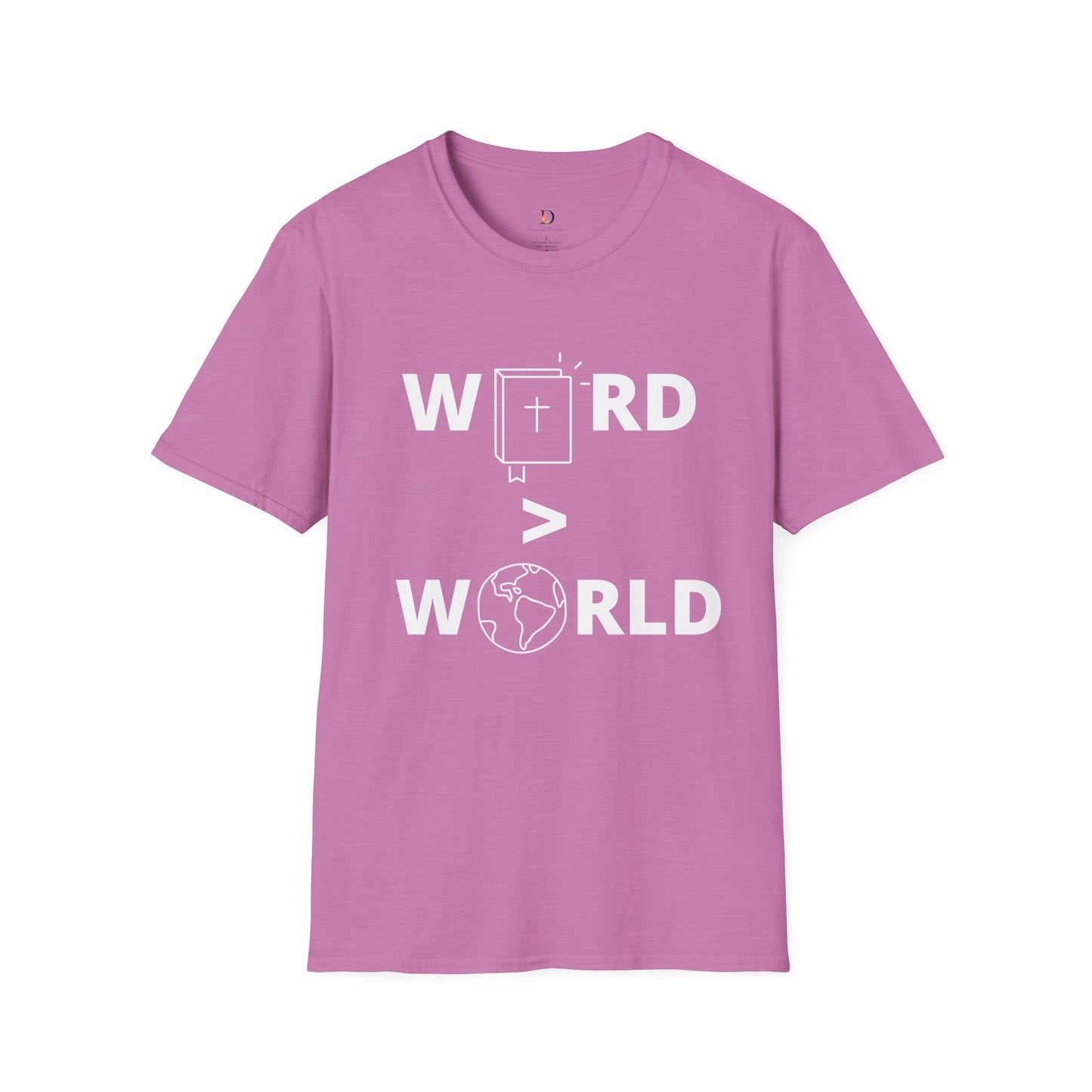 Word > World Unisex Softstyle T-Shirt