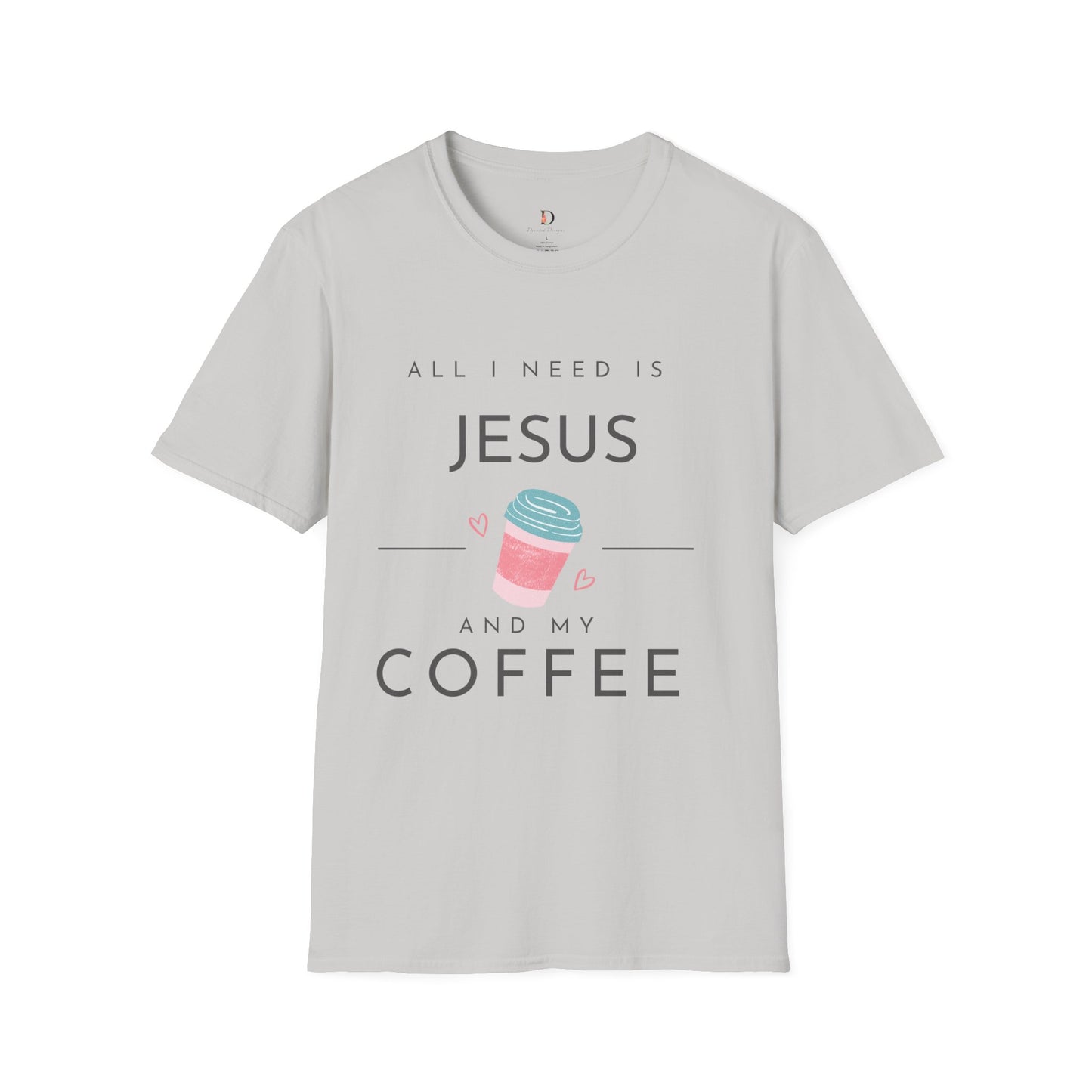 Jesus & Coffee Unisex Softstyle T-Shirt