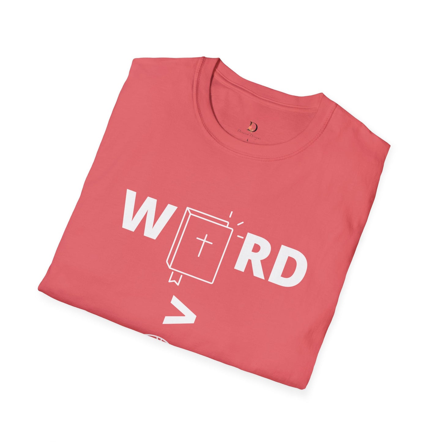 Word > World Unisex Softstyle T-Shirt