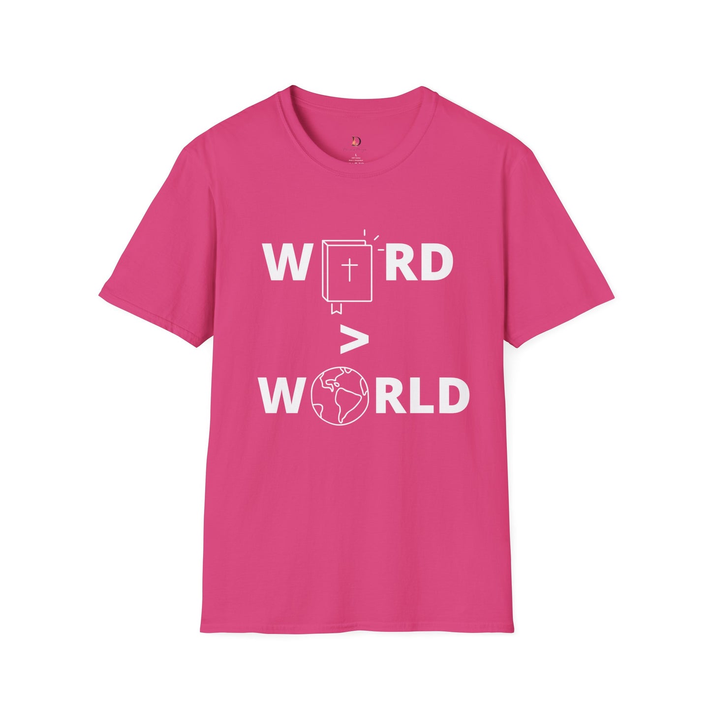 Word > World Unisex Softstyle T-Shirt