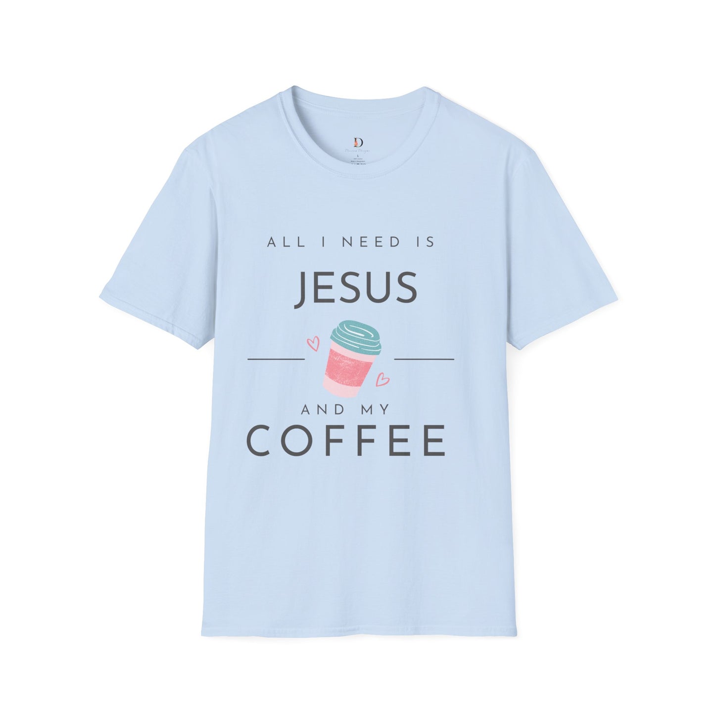 Jesus & Coffee Unisex Softstyle T-Shirt