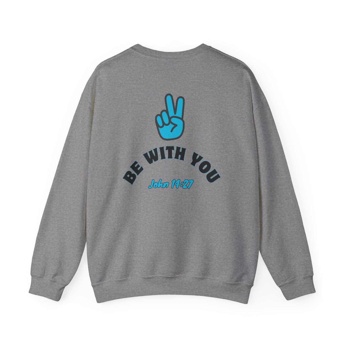 Peace Be With You Unisex Heavy Blend™ Crewneck Sweatshirt