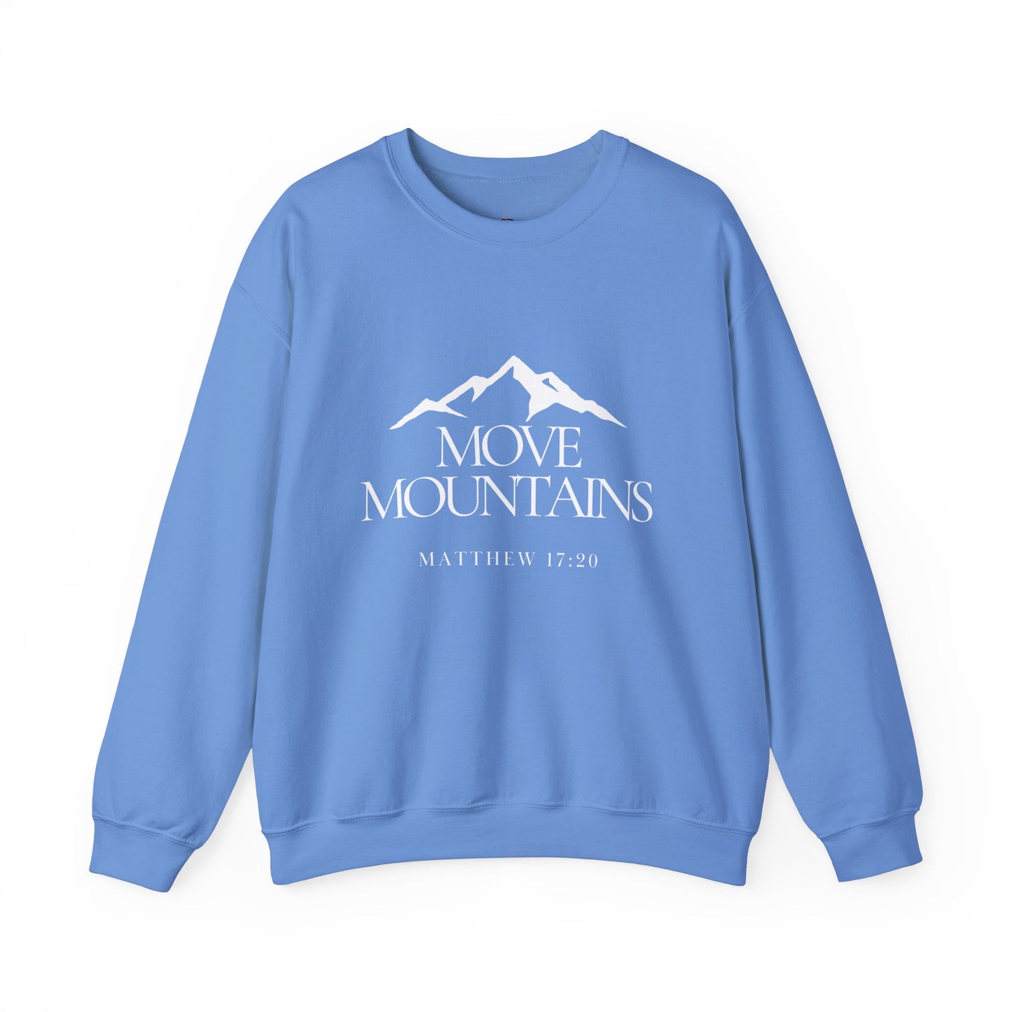 Move Mountains- Unisex Heavy Blend™ Crewneck Sweatshirt
