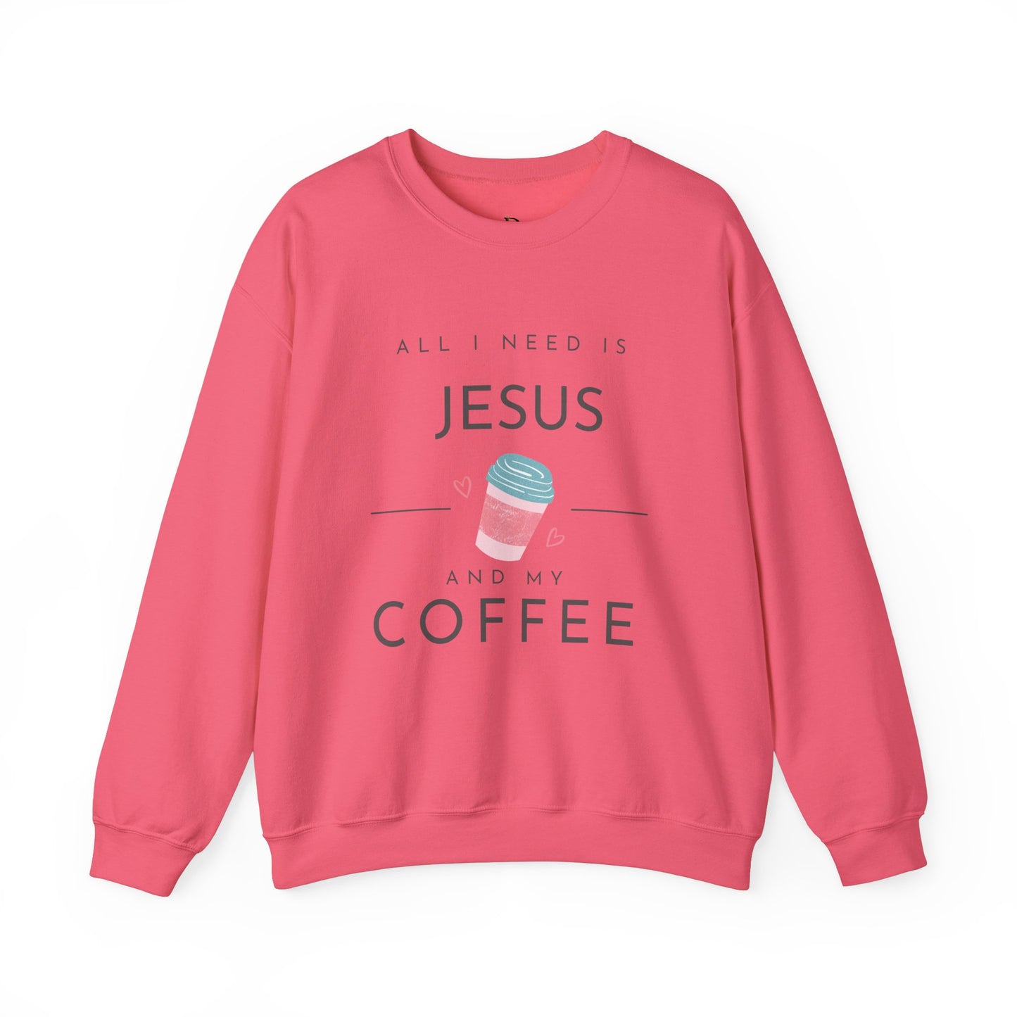 Jesus & Coffee Unisex Heavy Blend™ Crewneck Sweatshirt