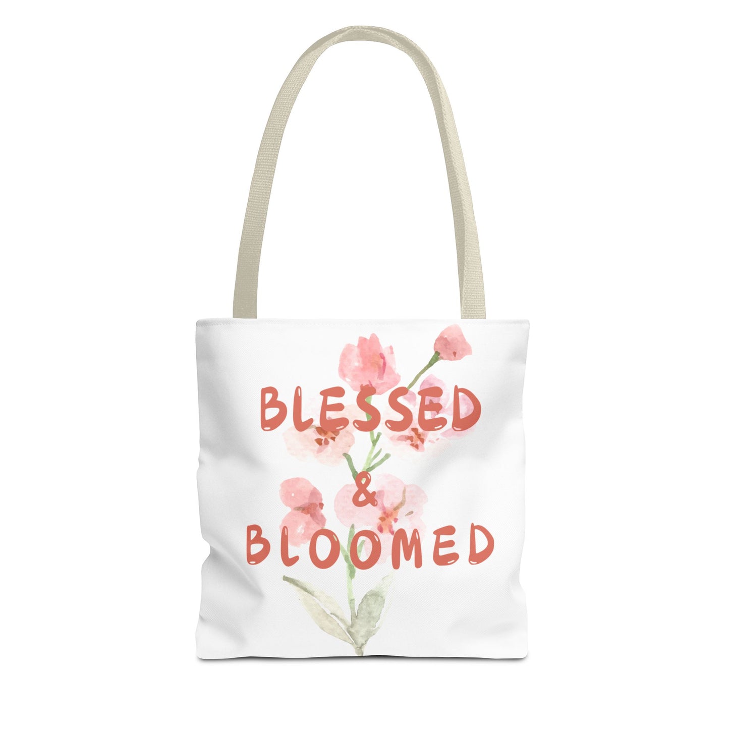 Blessed & Bloomed Tote Bag (AOP)