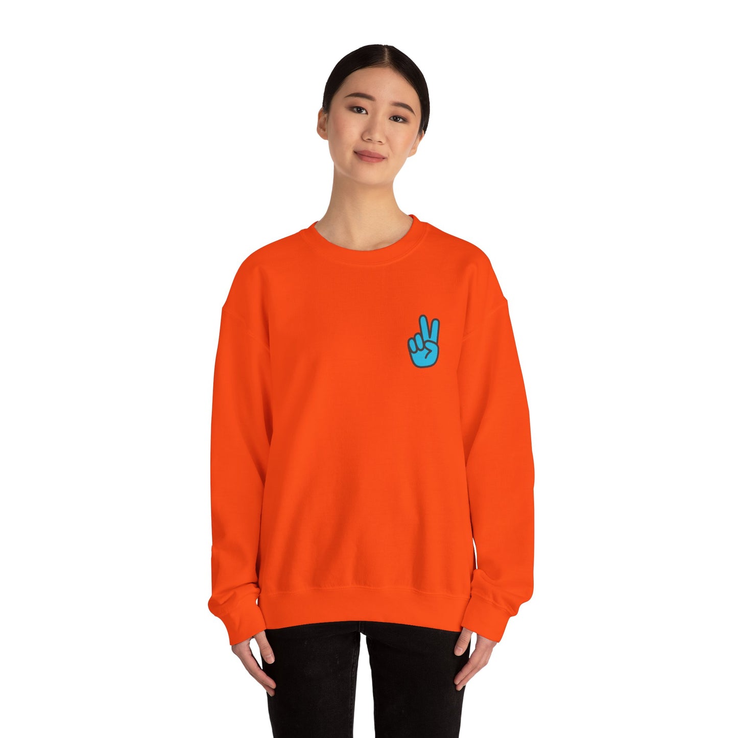 Peace Be With You Unisex Heavy Blend™ Crewneck Sweatshirt