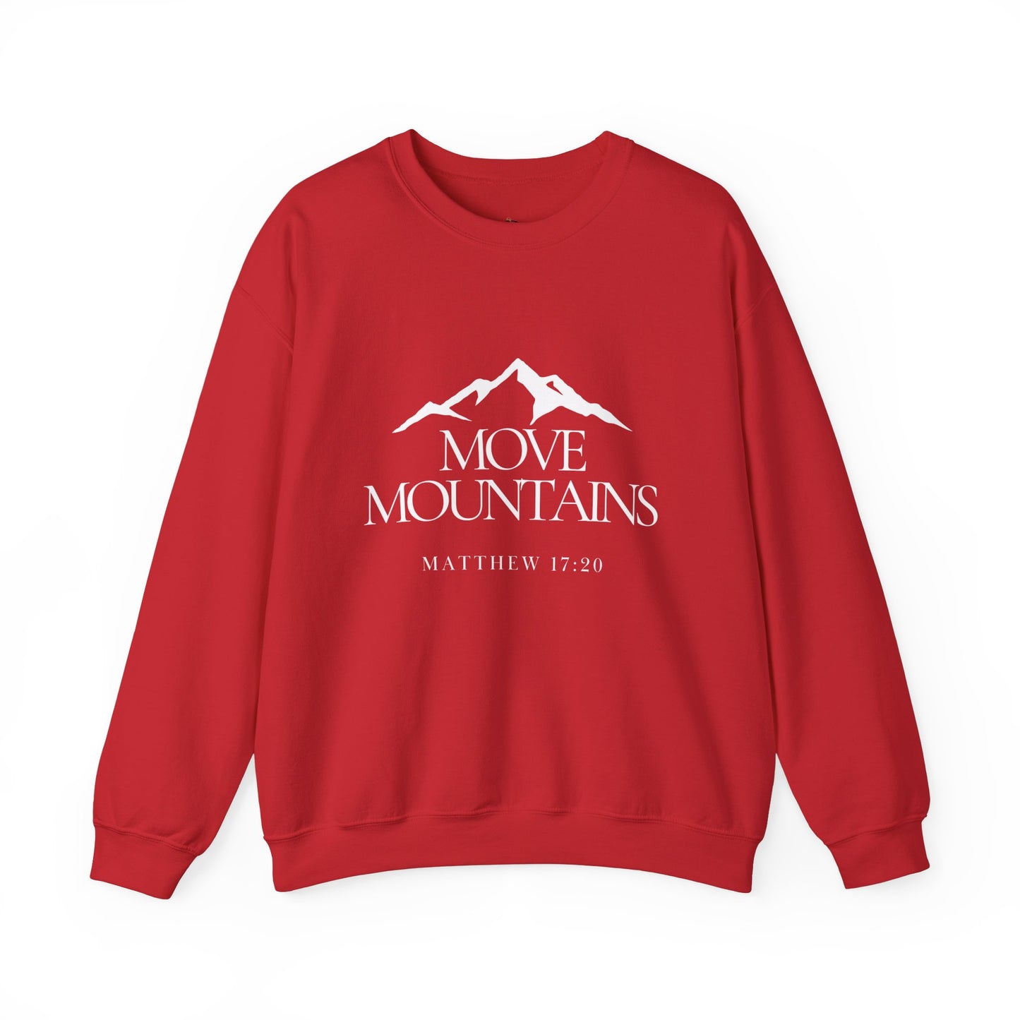 Move Mountains- Unisex Heavy Blend™ Crewneck Sweatshirt