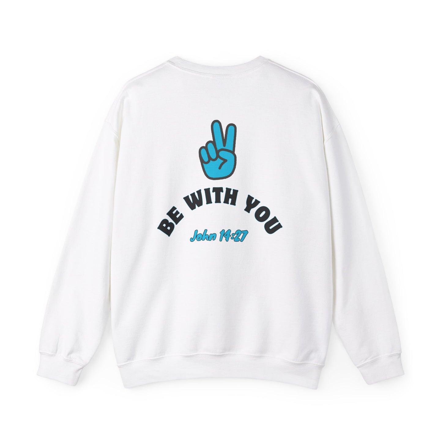 Peace Be With You Unisex Heavy Blend™ Crewneck Sweatshirt