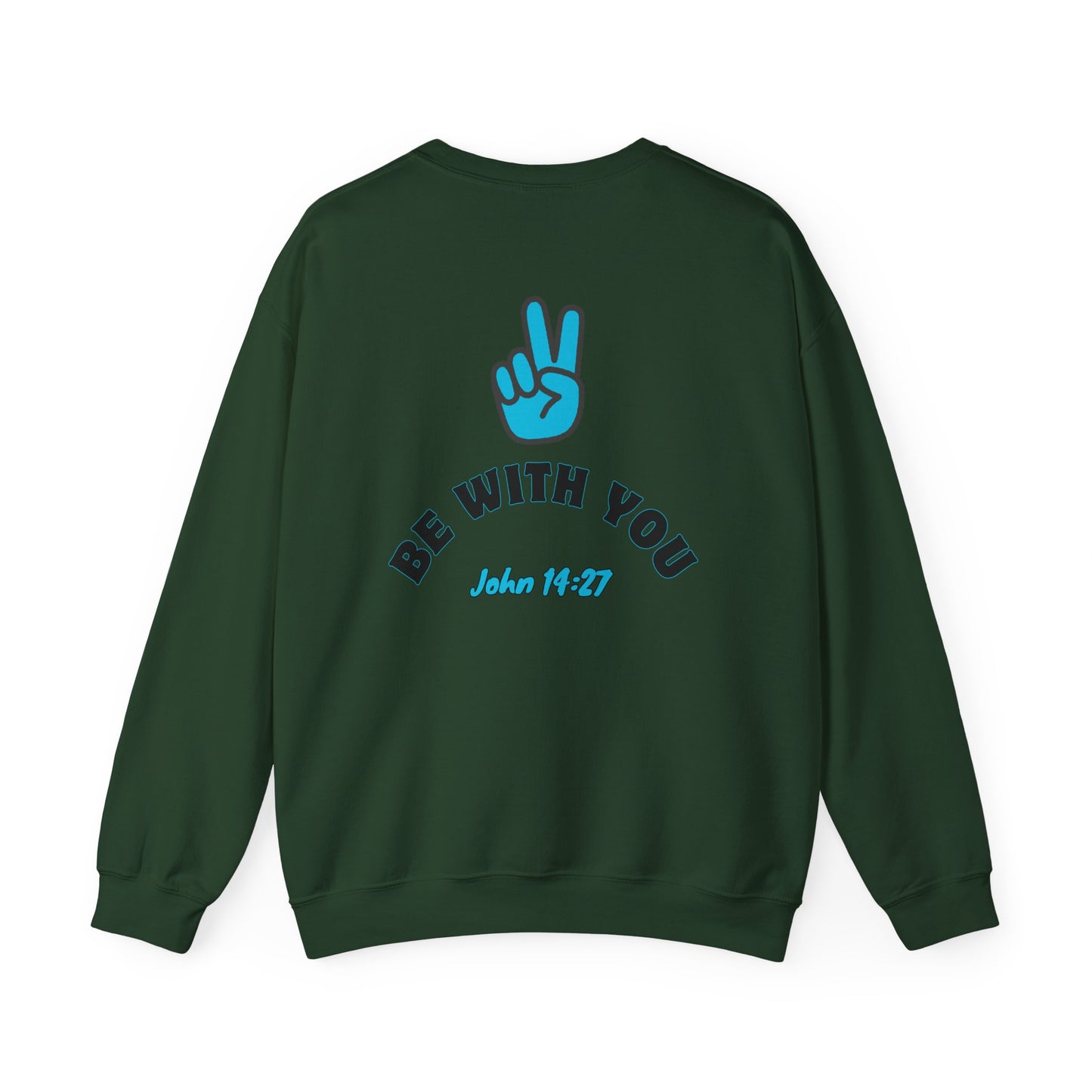 Peace Be With You Unisex Heavy Blend™ Crewneck Sweatshirt