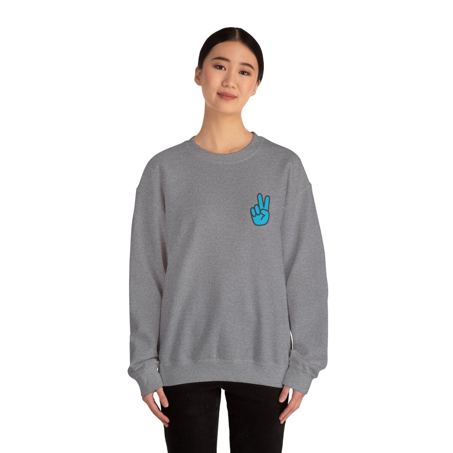 Peace Be With You Unisex Heavy Blend™ Crewneck Sweatshirt