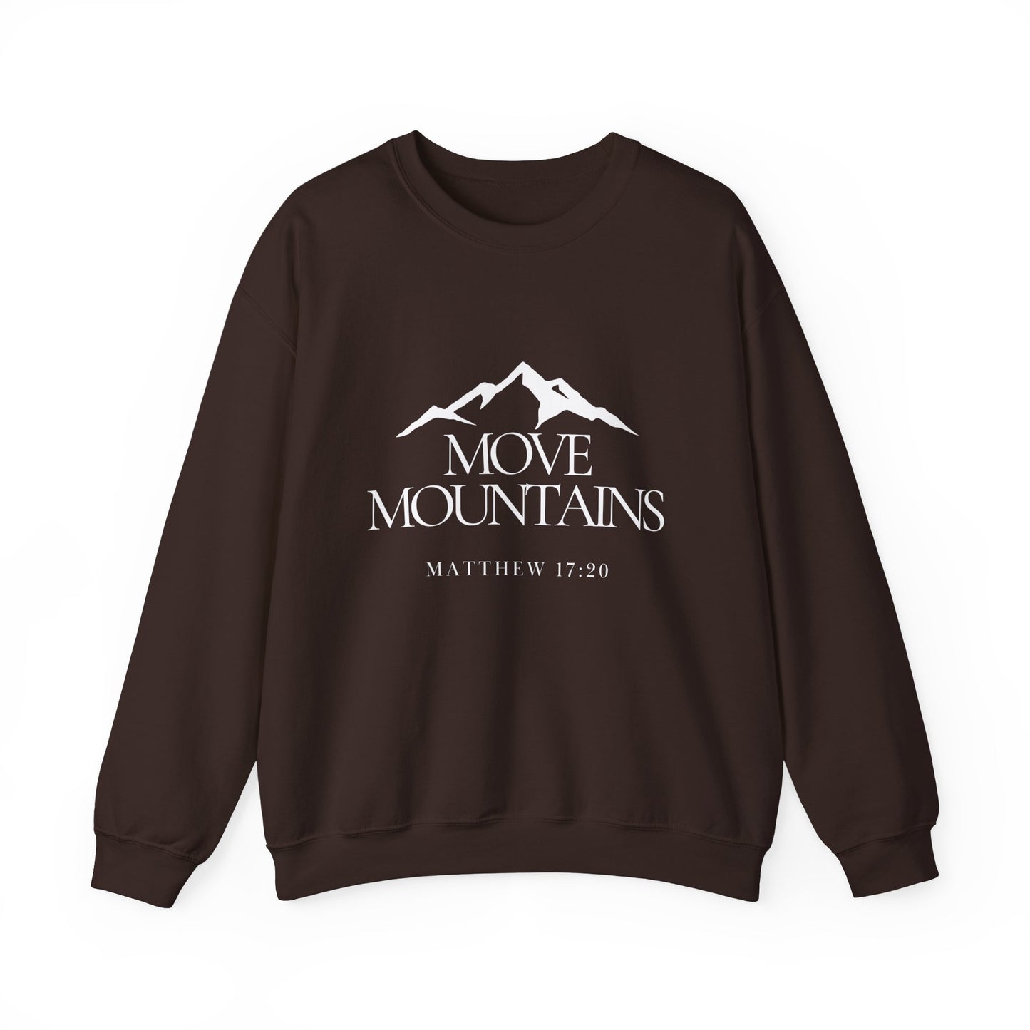 Move Mountains- Unisex Heavy Blend™ Crewneck Sweatshirt