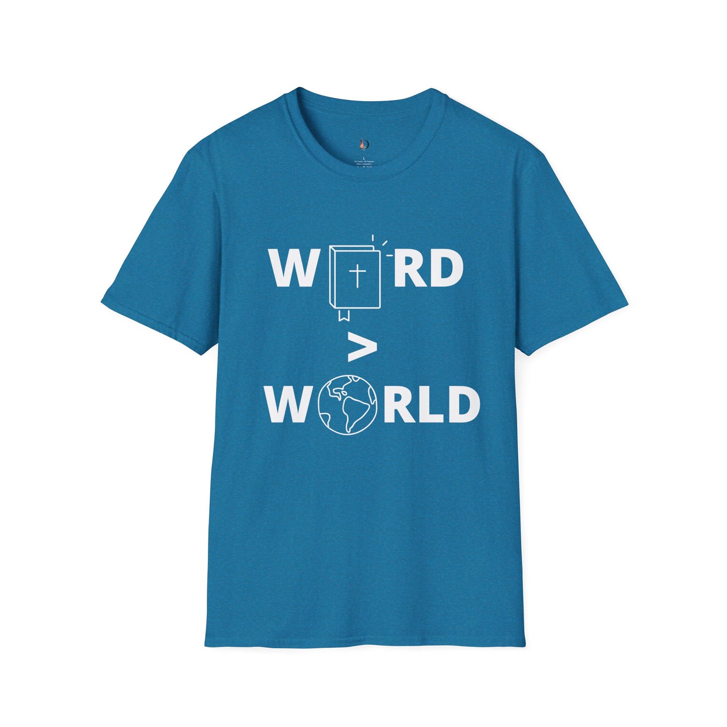 Word > World Unisex Softstyle T-Shirt