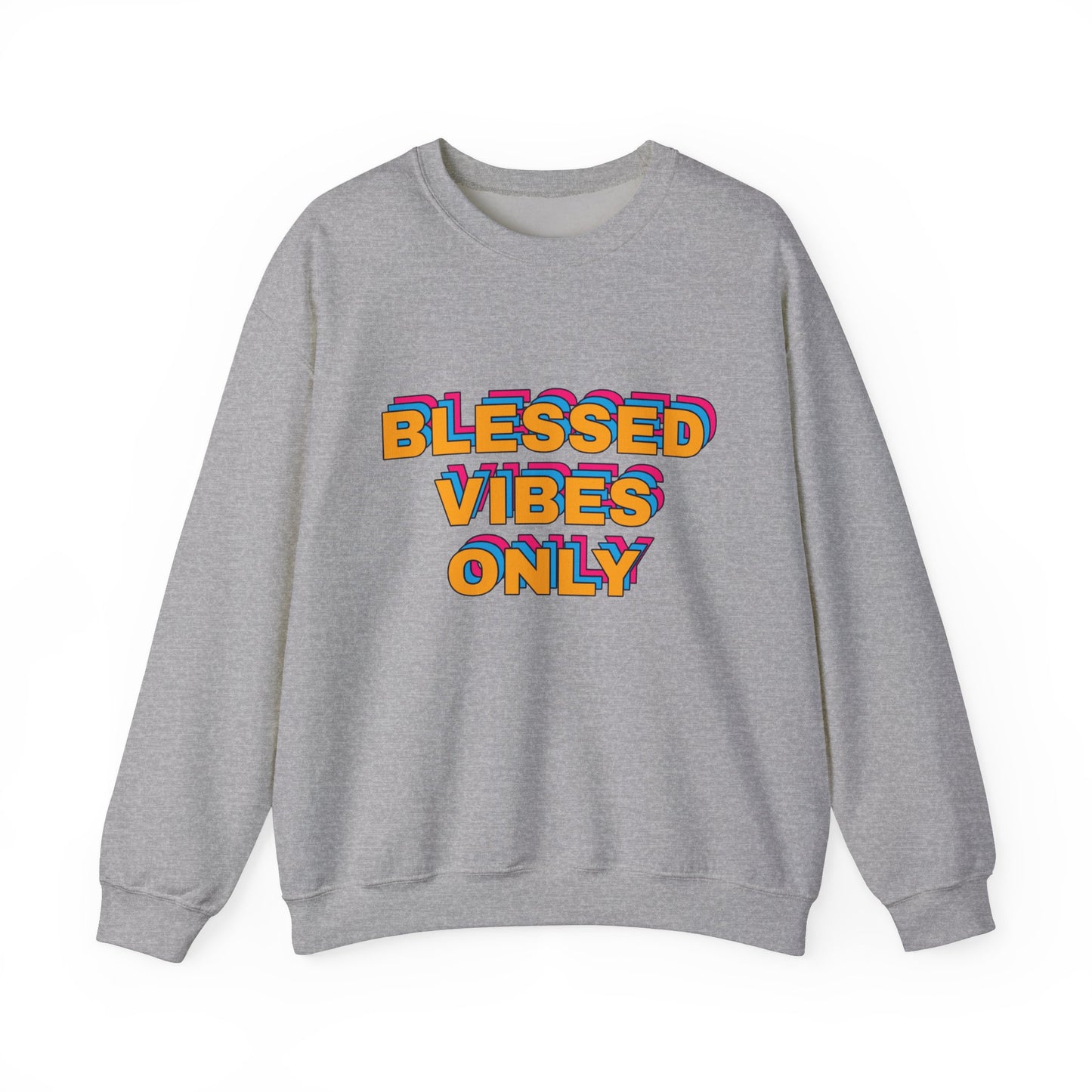 Blessed Vibes Only-Unisex Heavy Blend™ Crewneck Sweatshirt