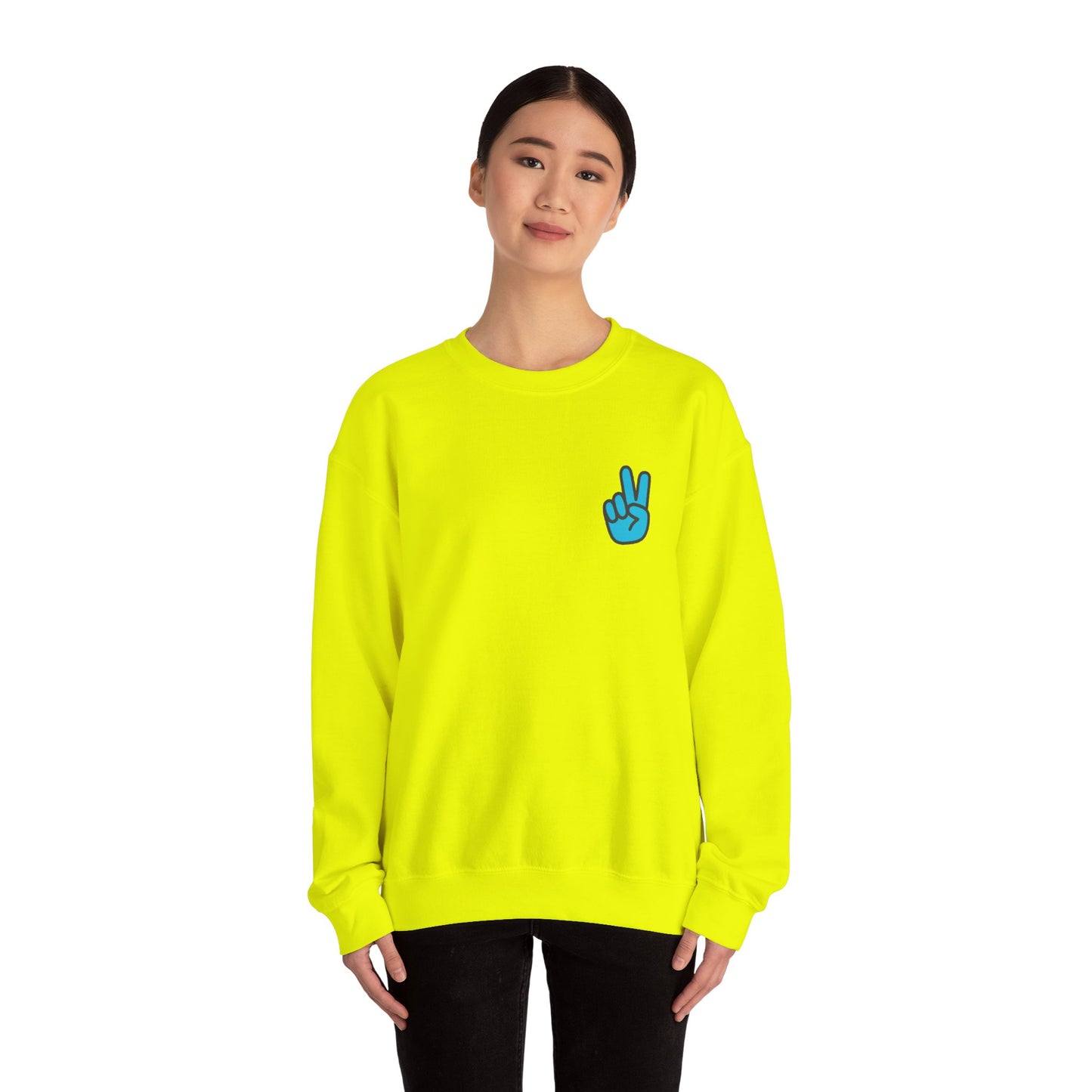 Peace Be With You Unisex Heavy Blend™ Crewneck Sweatshirt