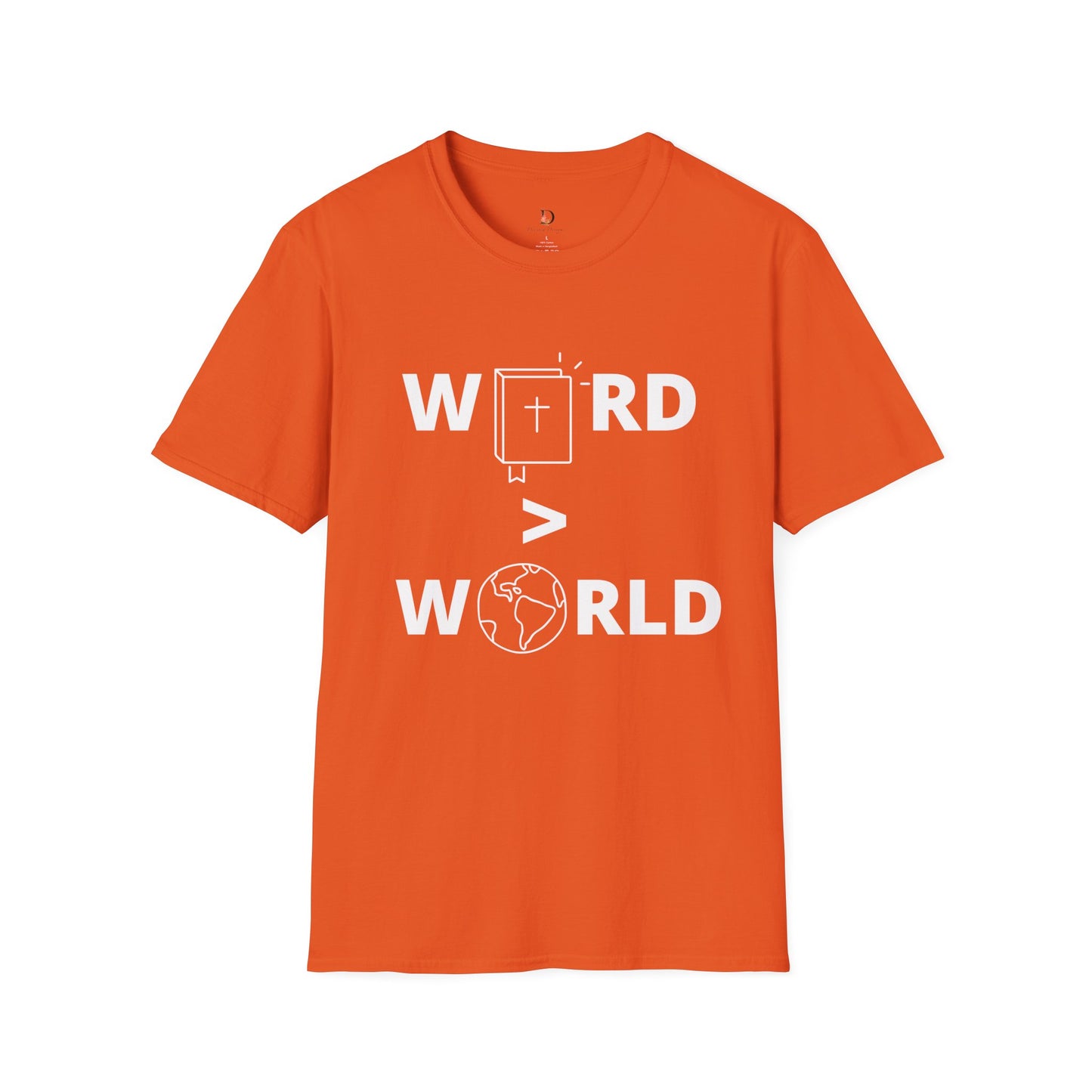 Word > World Unisex Softstyle T-Shirt