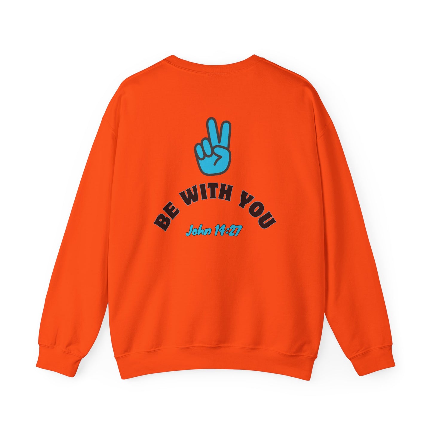 Peace Be With You Unisex Heavy Blend™ Crewneck Sweatshirt