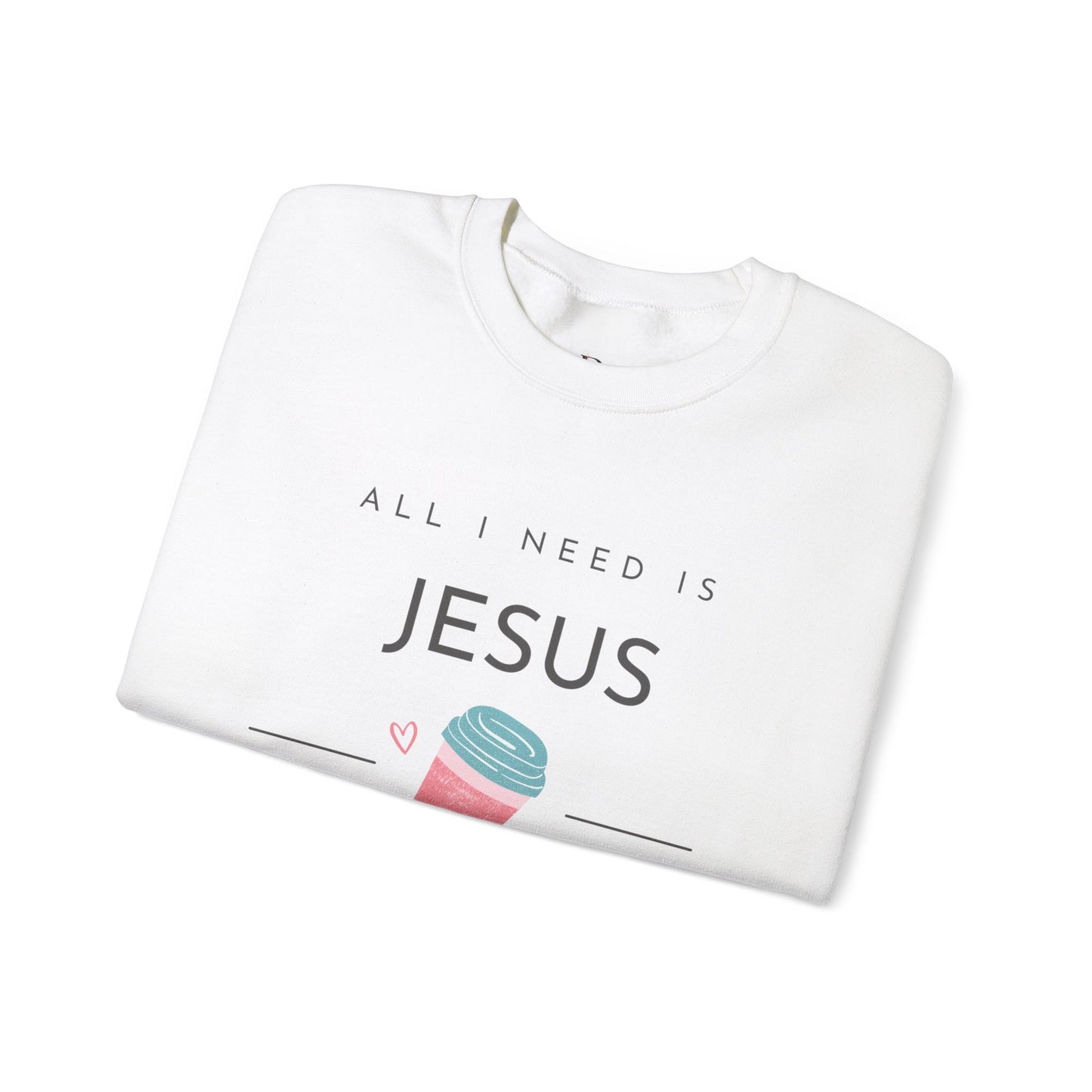 Jesus & Coffee Unisex Heavy Blend™ Crewneck Sweatshirt