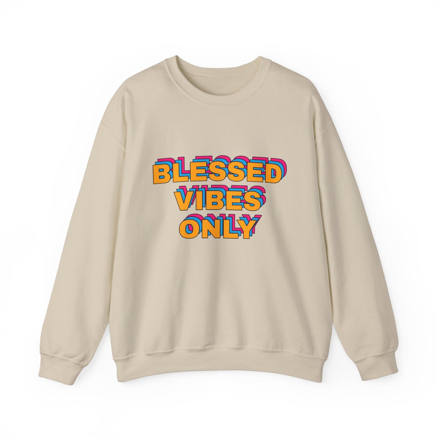 Blessed Vibes Only-Unisex Heavy Blend™ Crewneck Sweatshirt