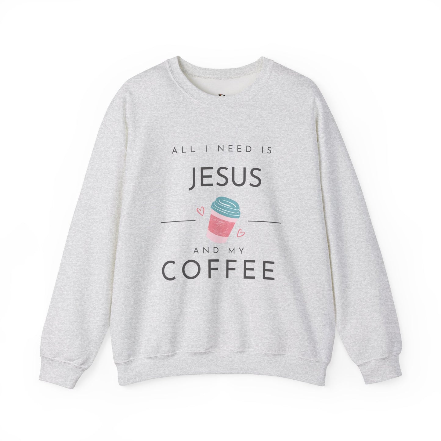Jesus & Coffee Unisex Heavy Blend™ Crewneck Sweatshirt