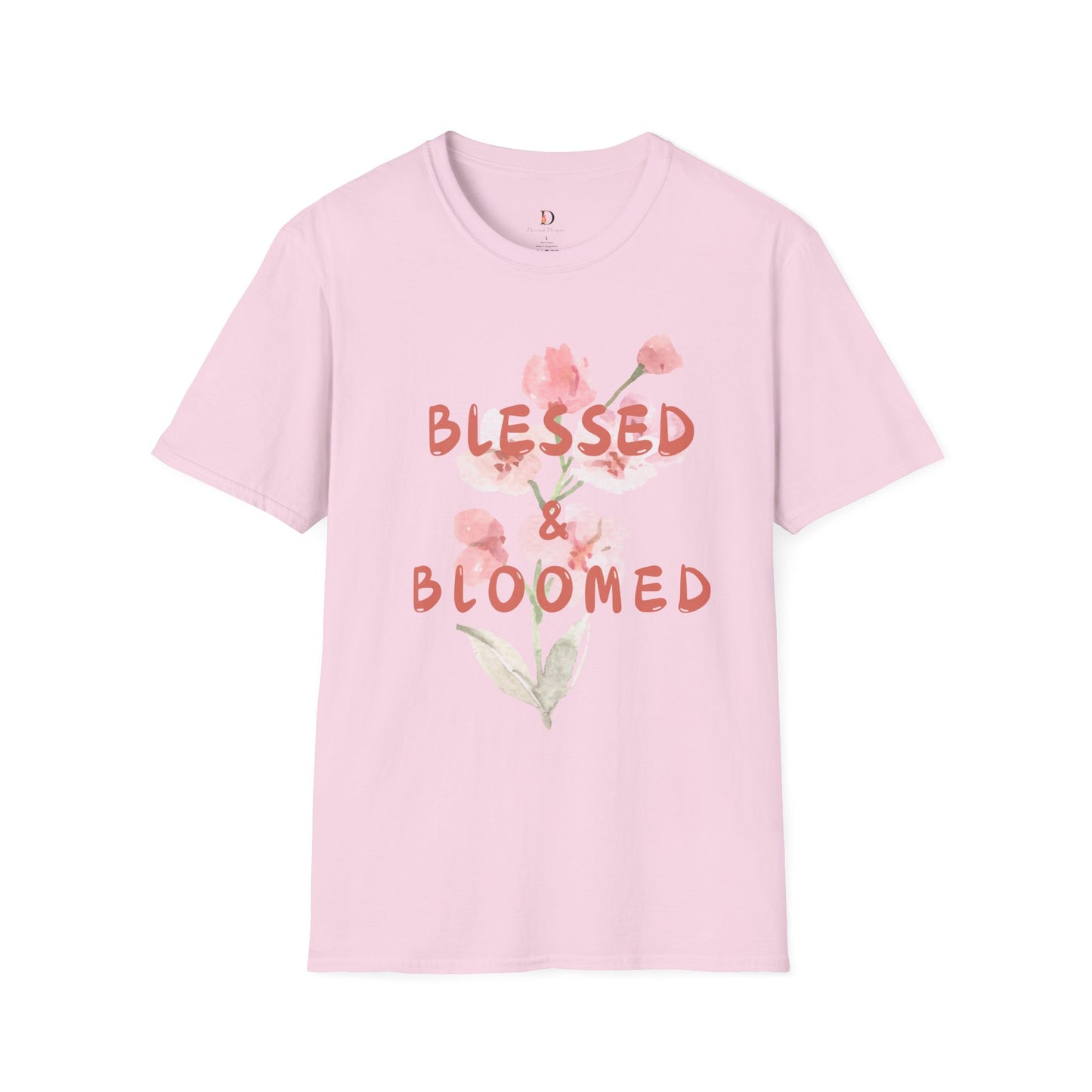 Blessed & Bloomed Unisex Softstyle T-Shirt