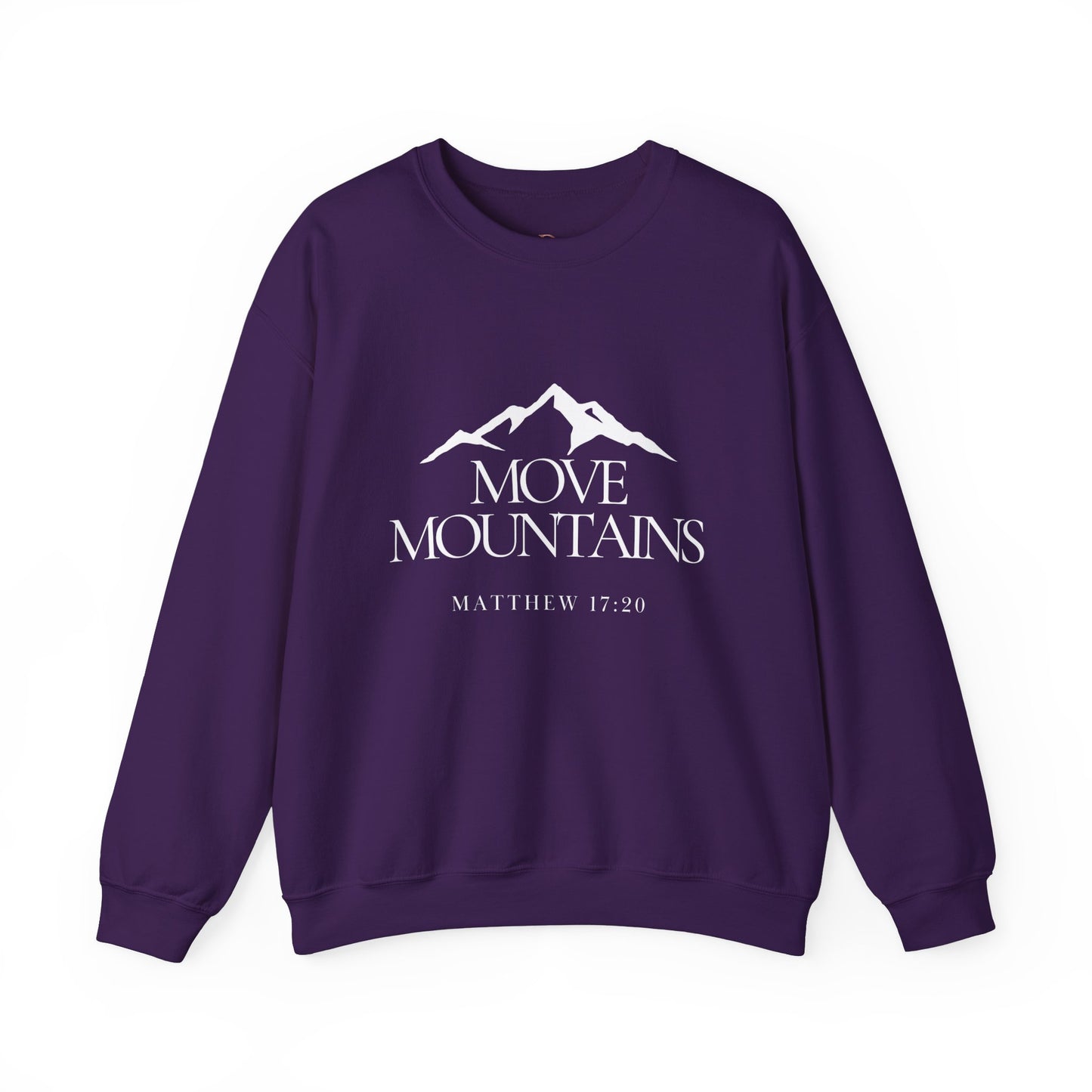 Move Mountains- Unisex Heavy Blend™ Crewneck Sweatshirt