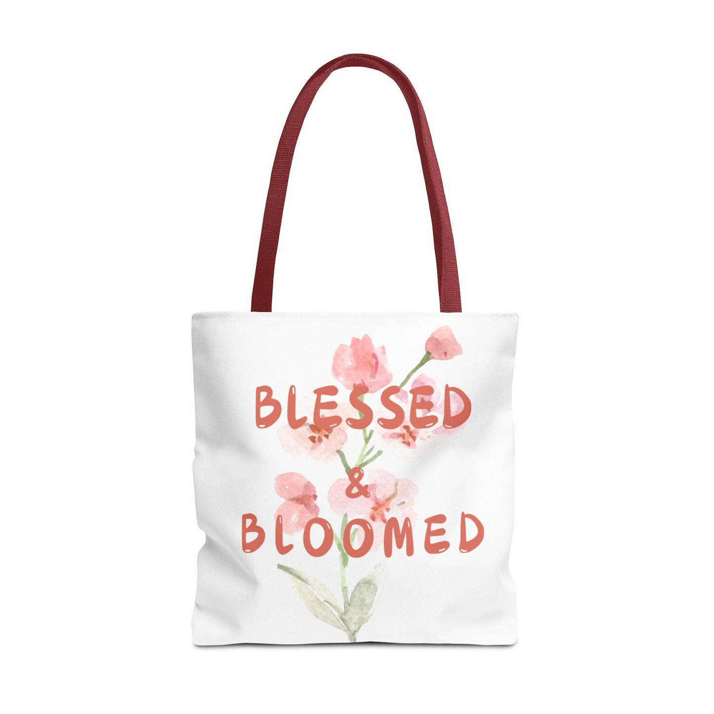 Blessed & Bloomed Tote Bag (AOP)