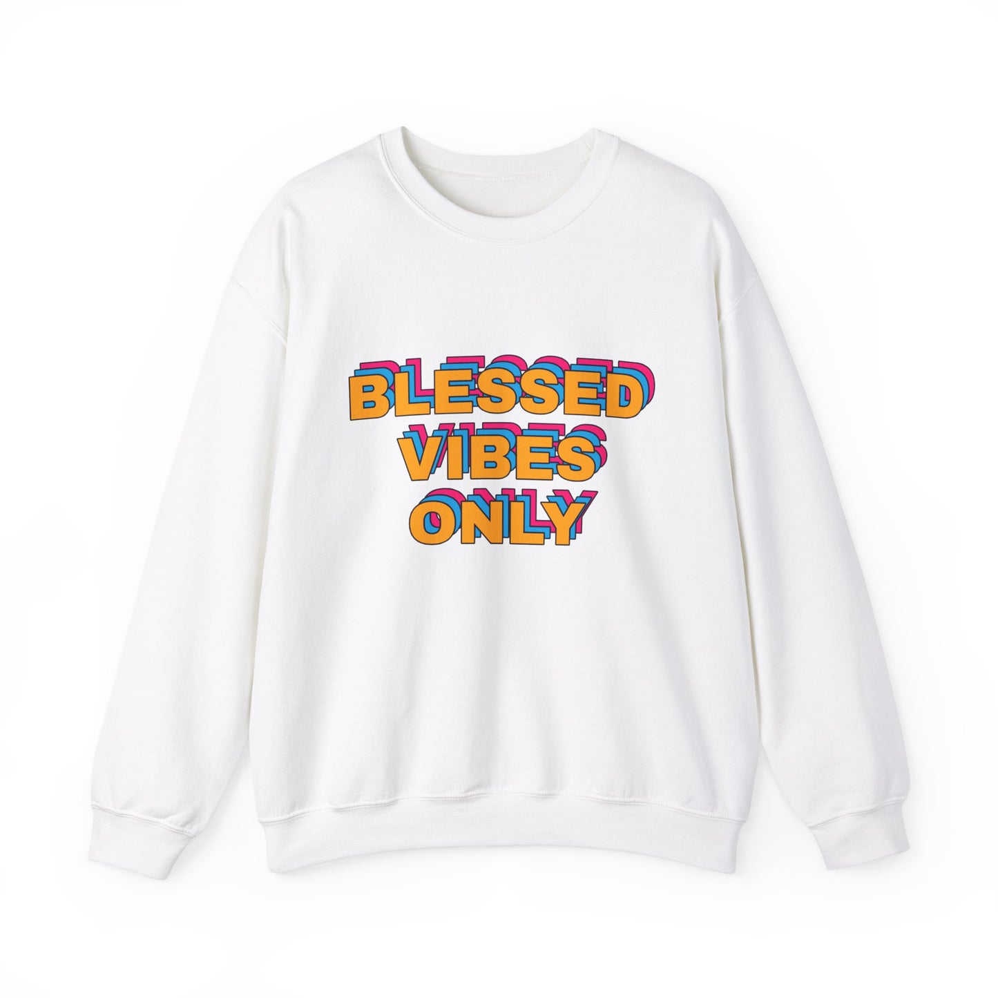 Blessed Vibes Only-Unisex Heavy Blend™ Crewneck Sweatshirt