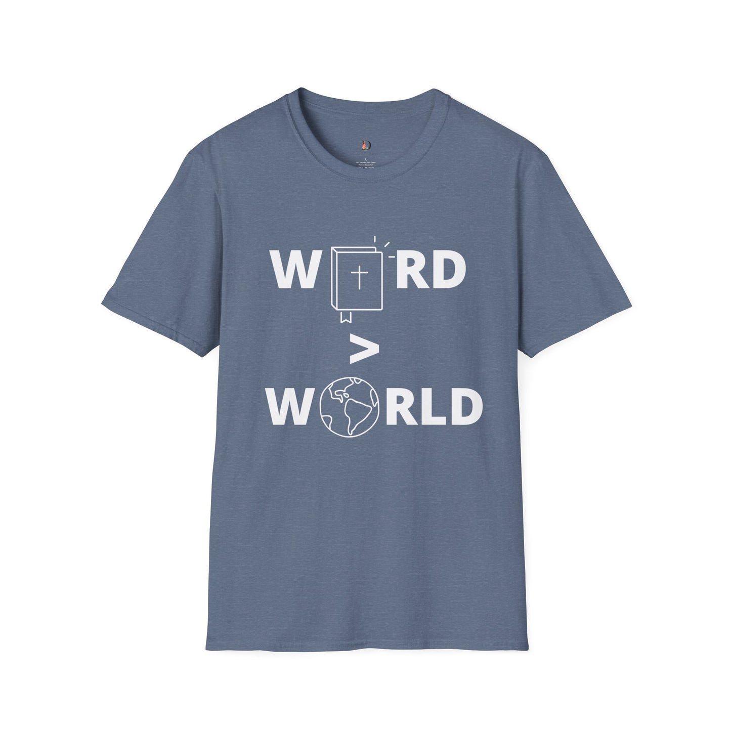 Word > World Unisex Softstyle T-Shirt