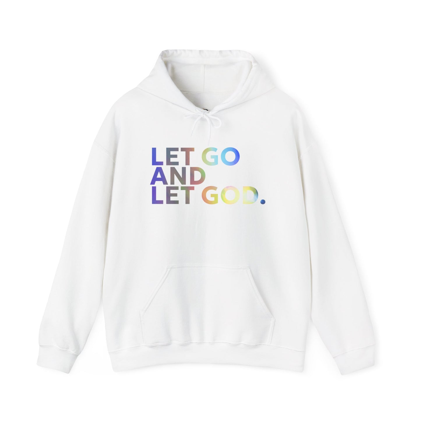 Let Go and Let God-Unisex Heavy Blend™ Hooded Sweatshirt