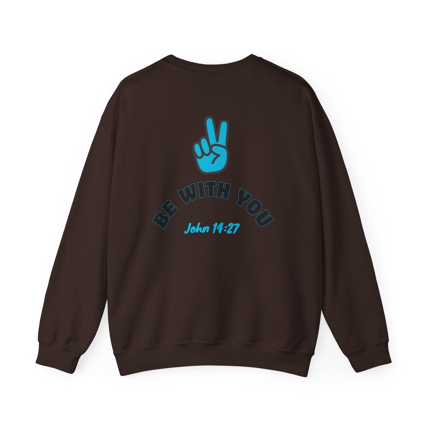 Peace Be With You Unisex Heavy Blend™ Crewneck Sweatshirt