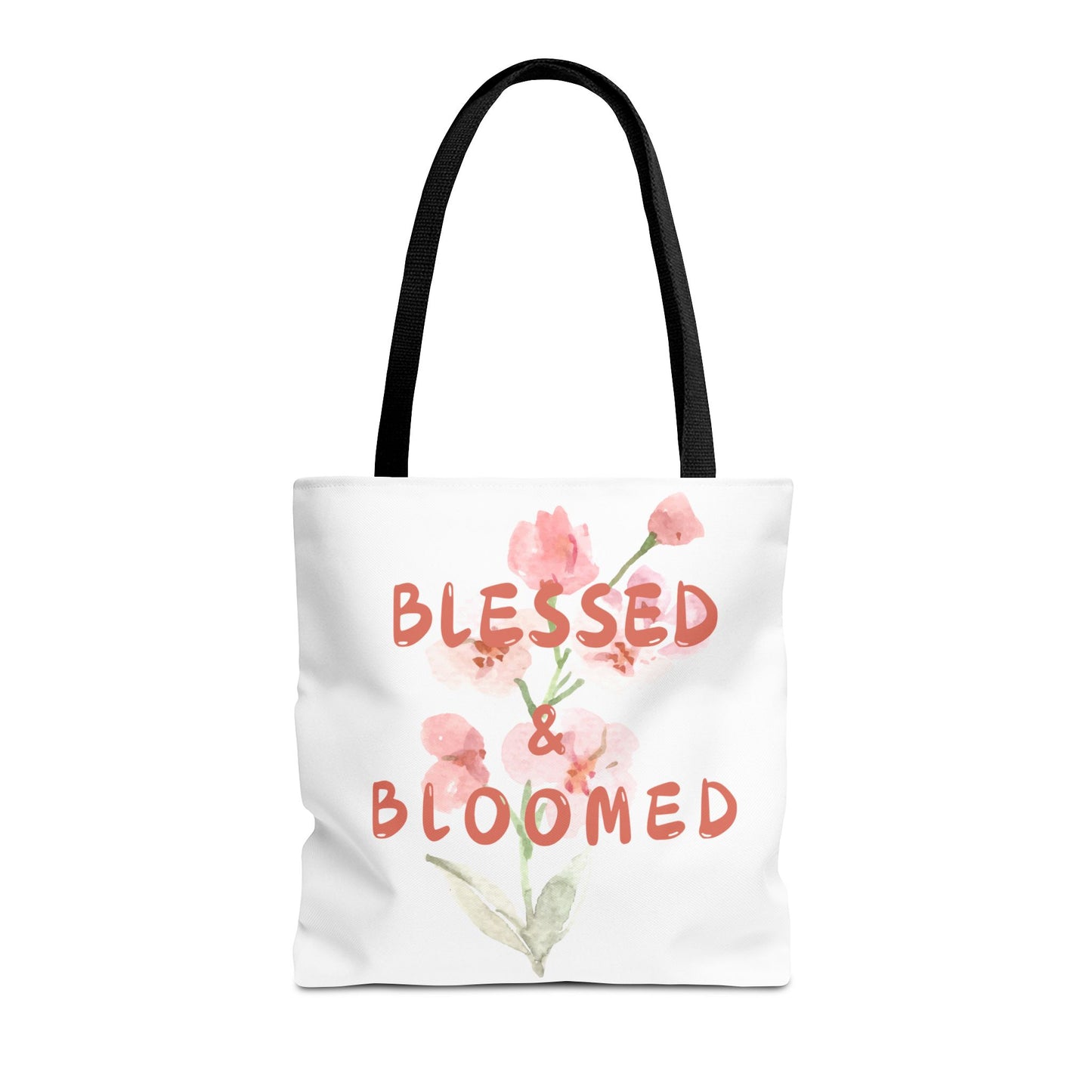 Blessed & Bloomed Tote Bag (AOP)