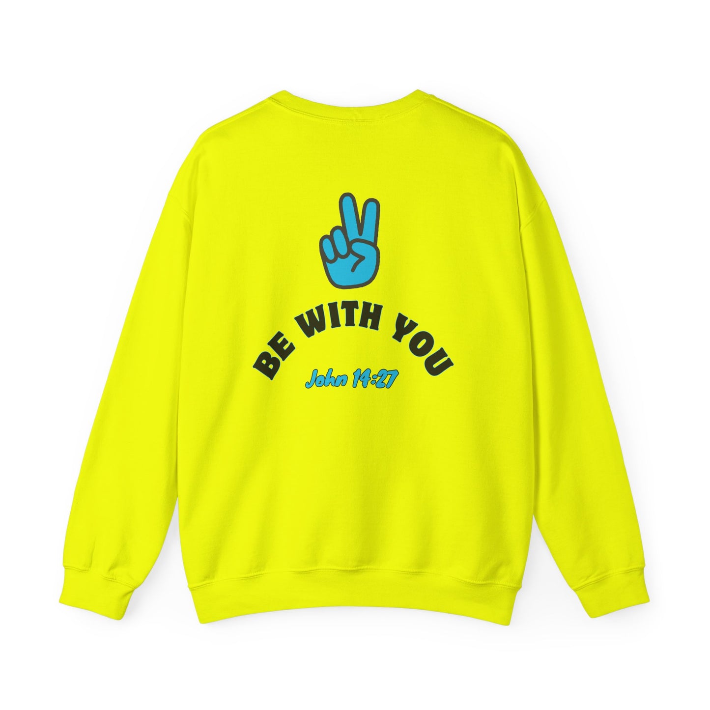 Peace Be With You Unisex Heavy Blend™ Crewneck Sweatshirt