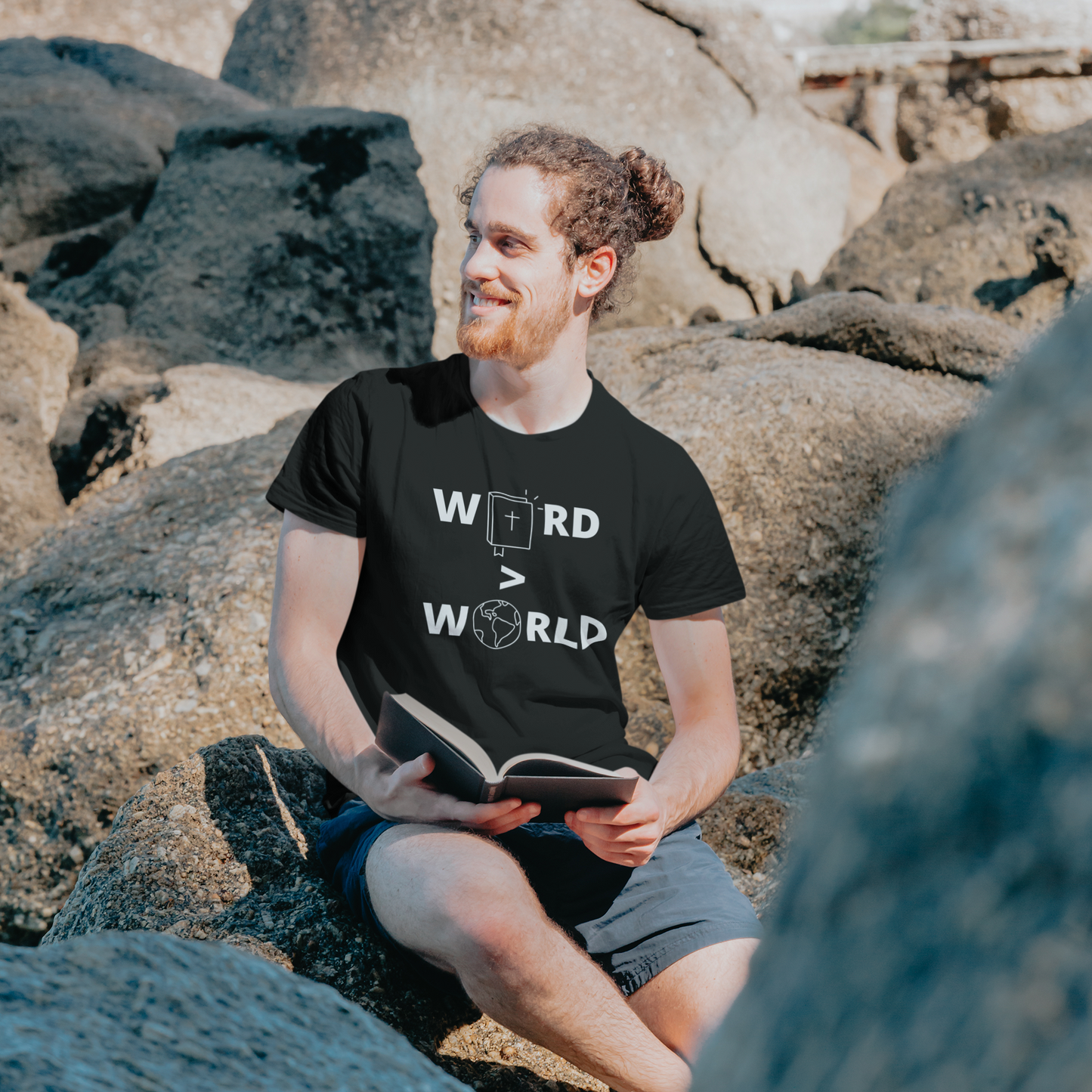 Word > World Unisex Softstyle T-Shirt