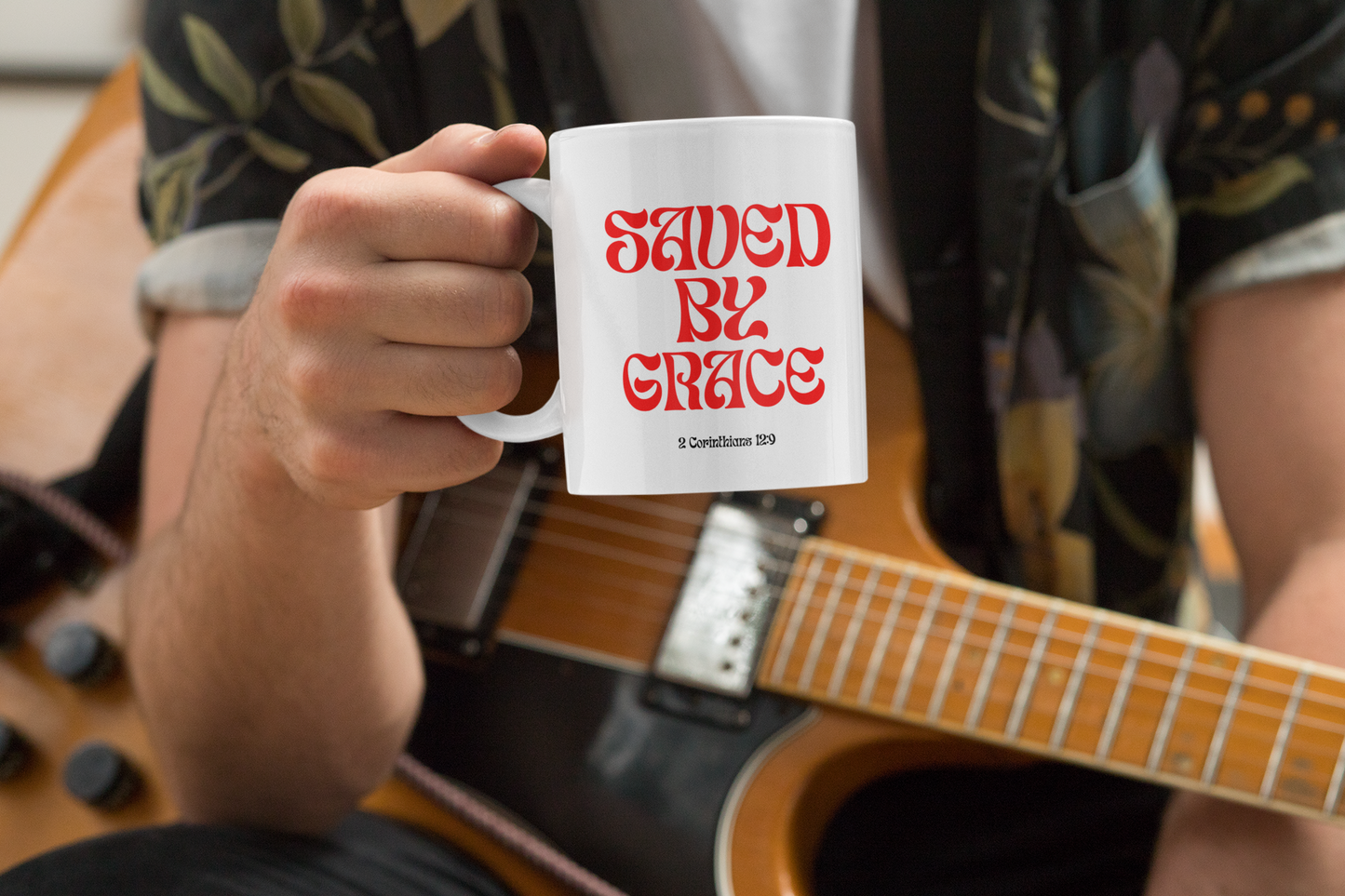 Saved by Grace Ceramic Mug, (11oz, 15oz)