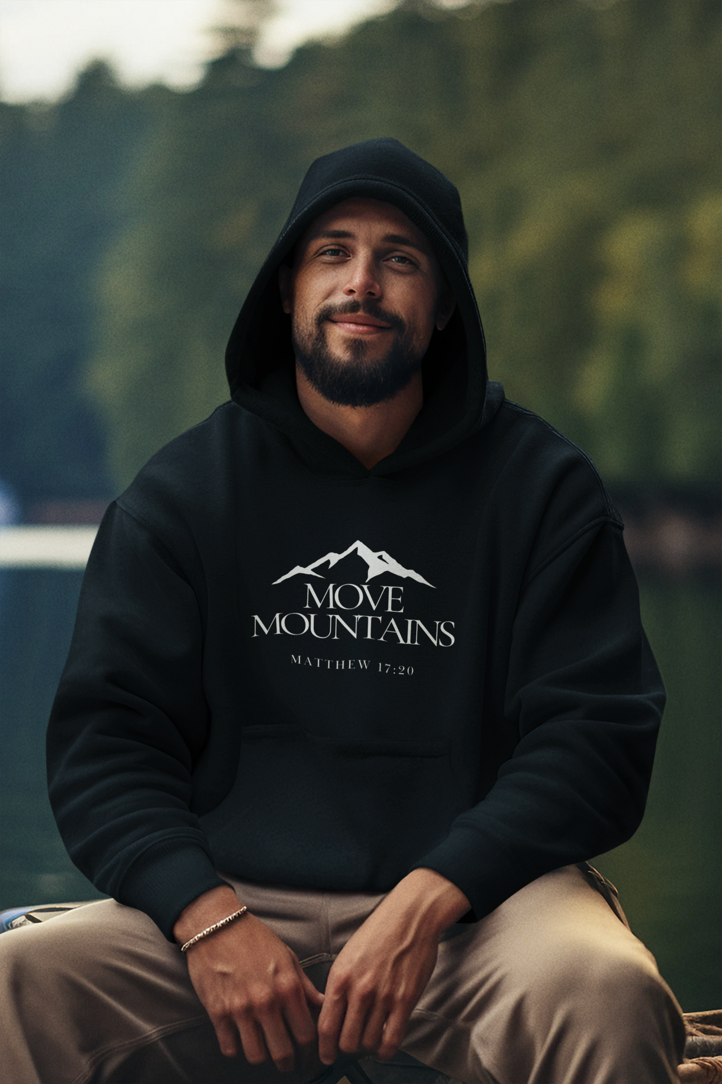 Move Mountains-Unisex Heavy Blend™ Hooded Sweatshirt