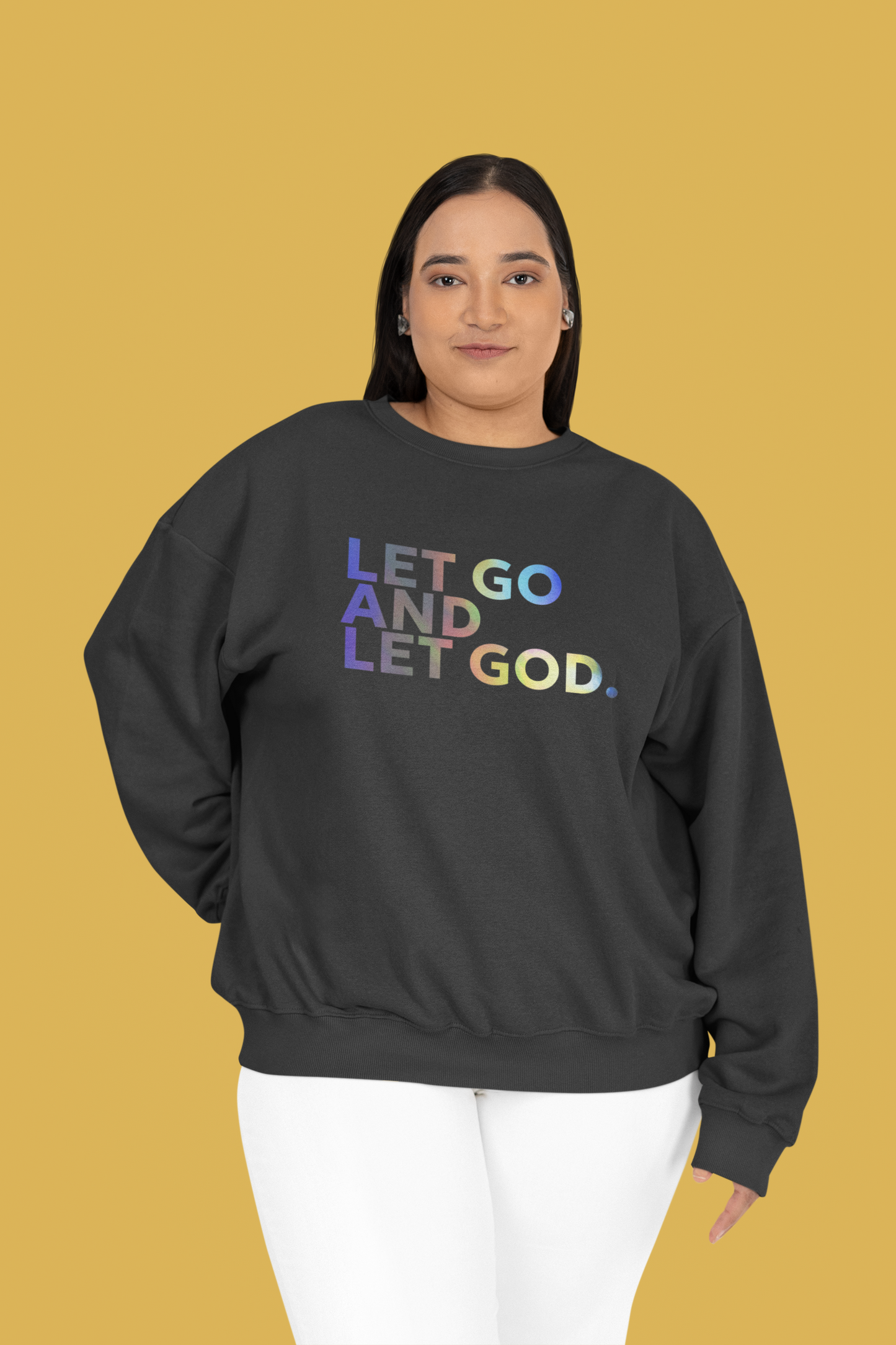 Let Go and Let God-Unisex Heavy Blend™ Crewneck Sweatshirt
