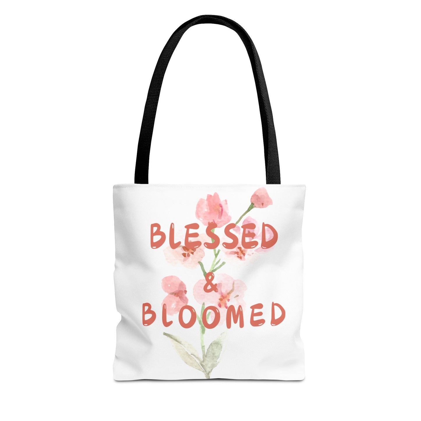 Blessed & Bloomed Tote Bag (AOP)