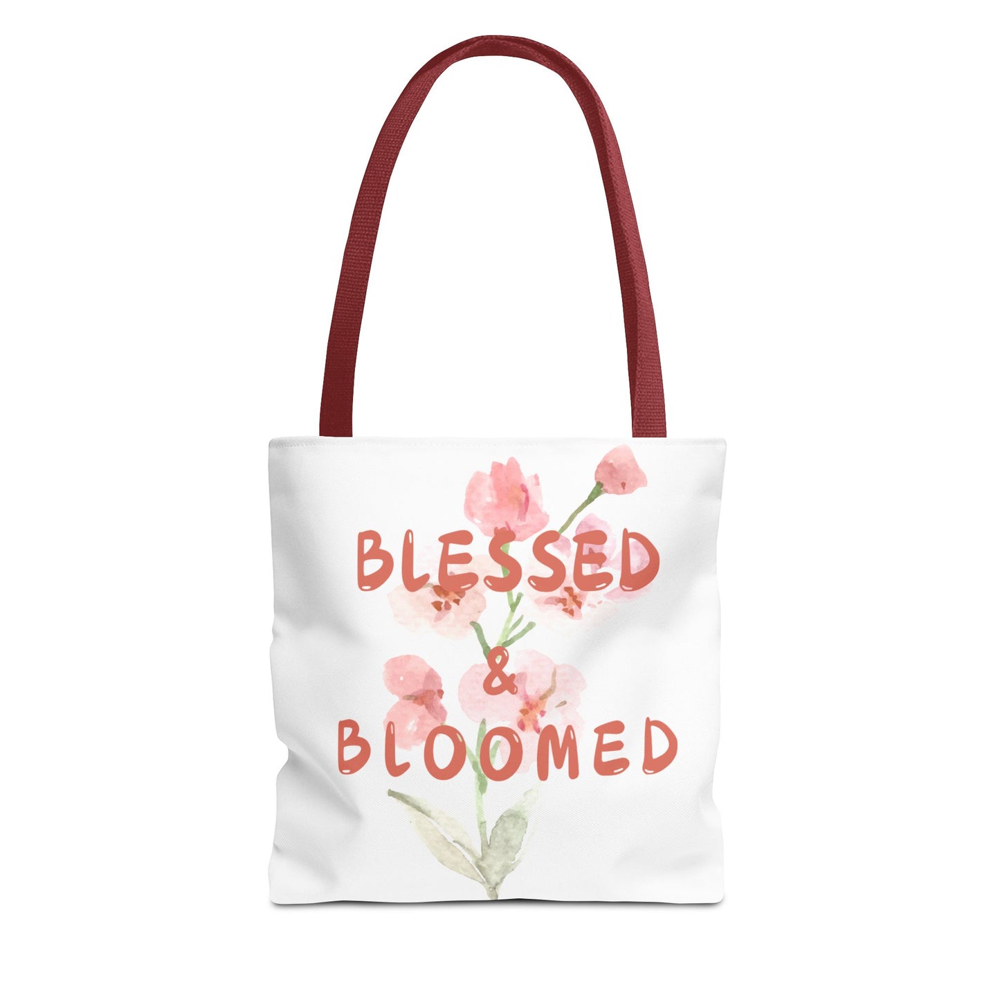 Blessed & Bloomed Tote Bag (AOP)