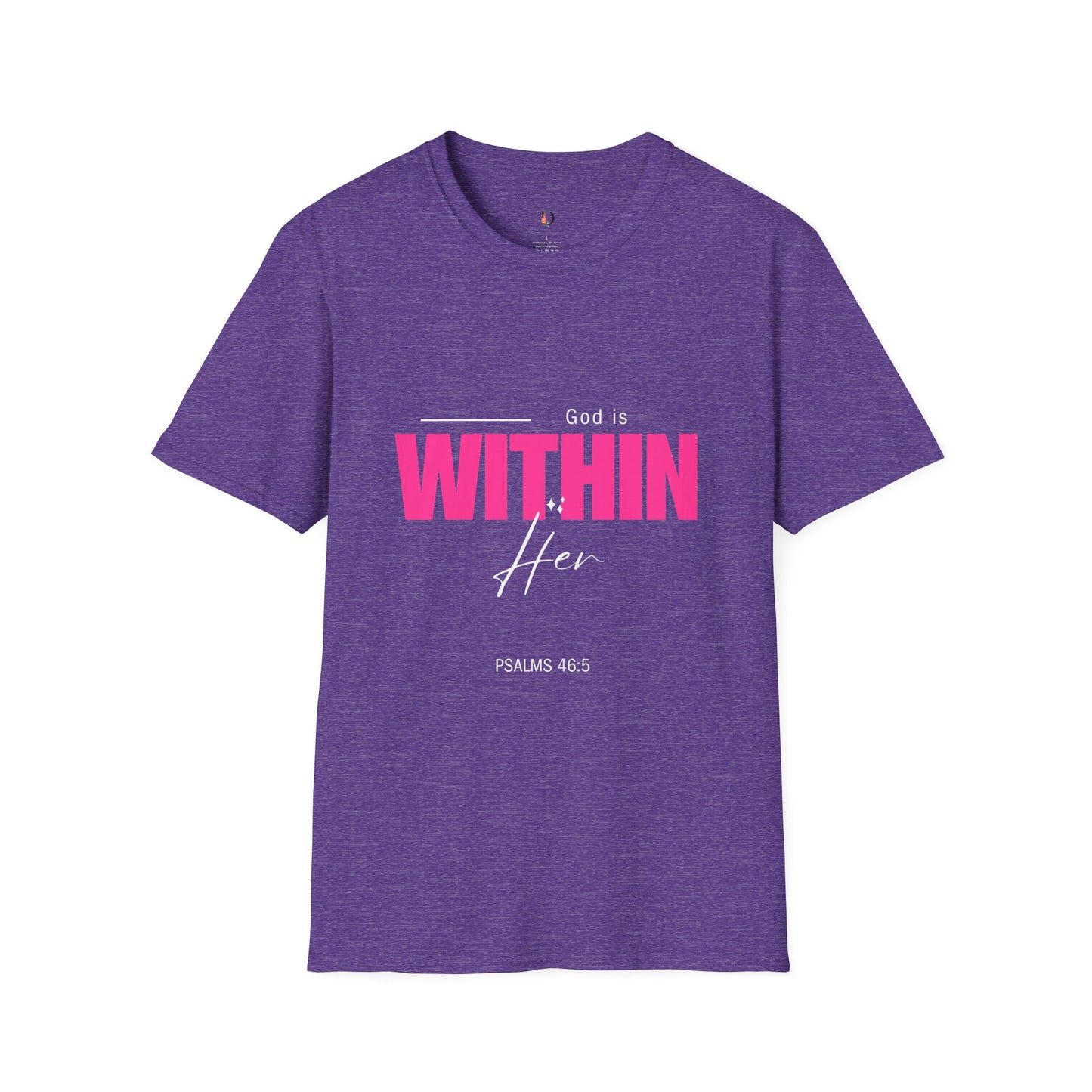 Unisex Softstyle T-Shirt- God is Within Her