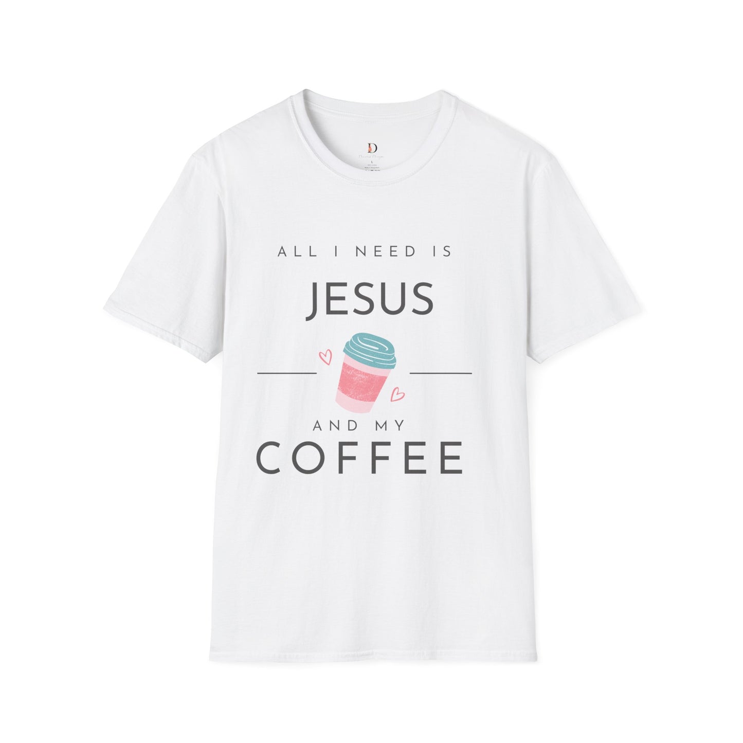 Jesus & Coffee Unisex Softstyle T-Shirt