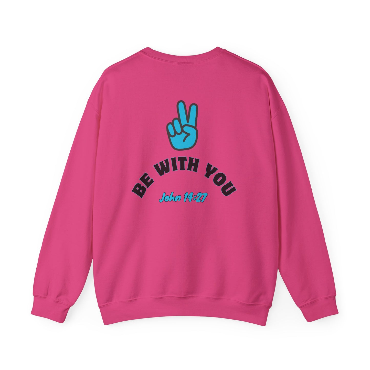 Peace Be With You Unisex Heavy Blend™ Crewneck Sweatshirt