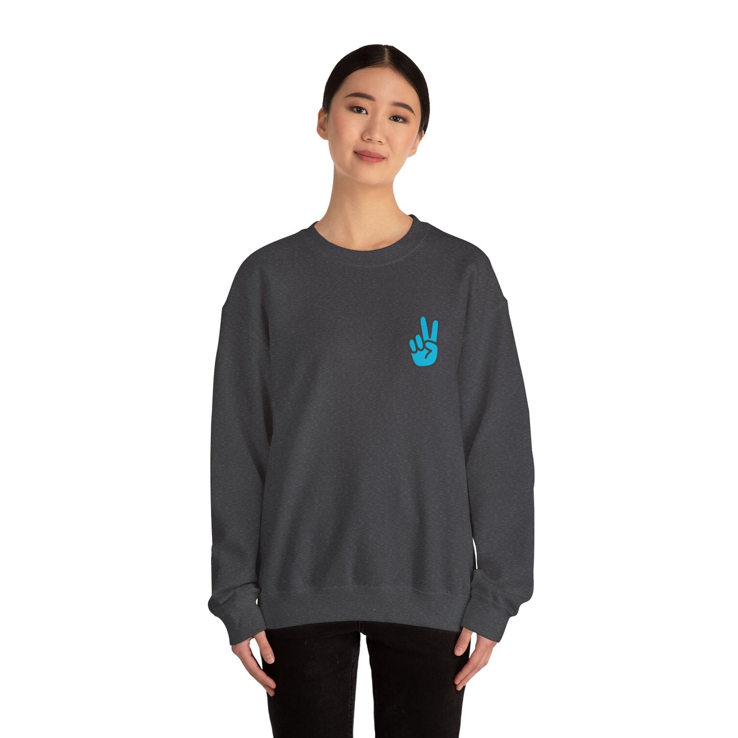 Peace Be With You Unisex Heavy Blend™ Crewneck Sweatshirt