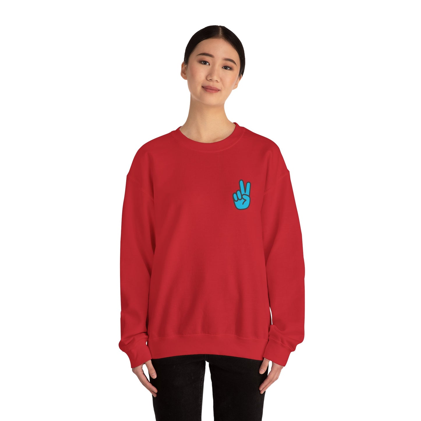 Peace Be With You Unisex Heavy Blend™ Crewneck Sweatshirt