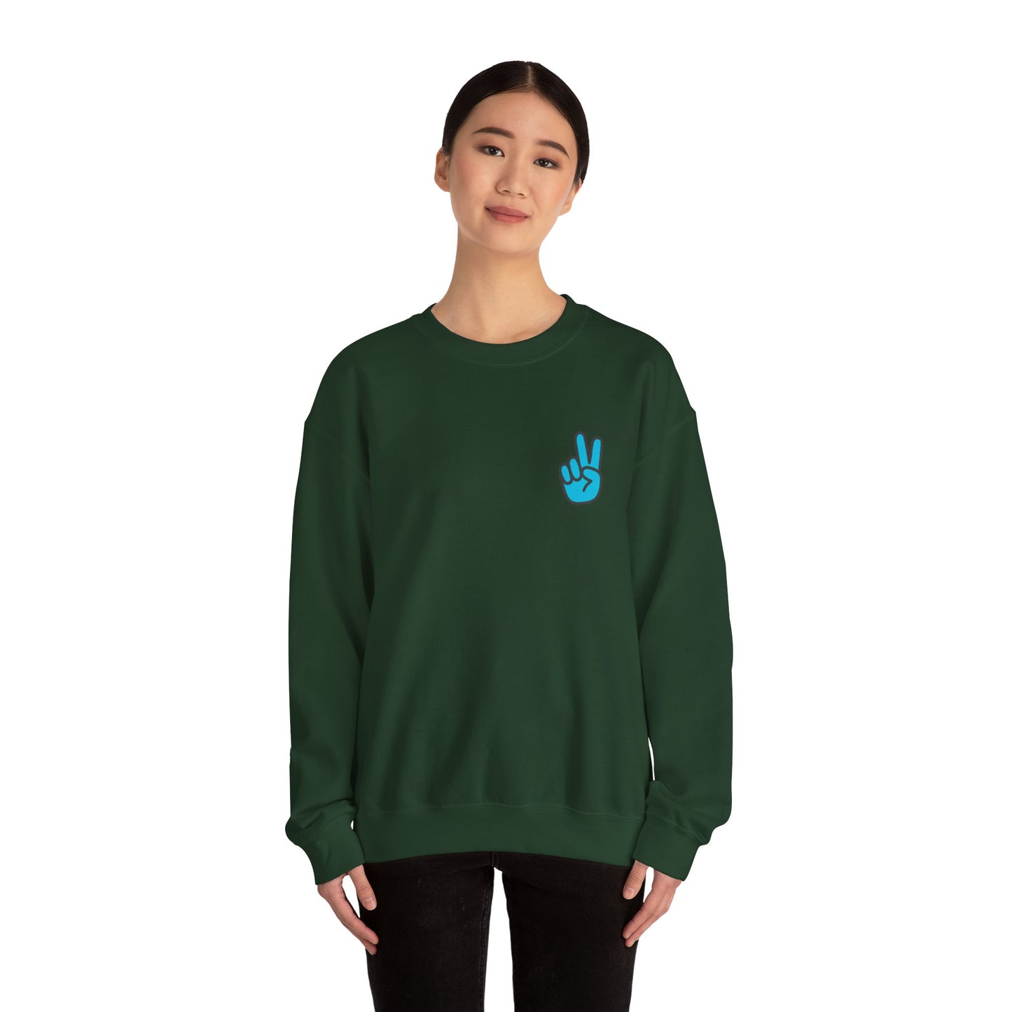 Peace Be With You Unisex Heavy Blend™ Crewneck Sweatshirt
