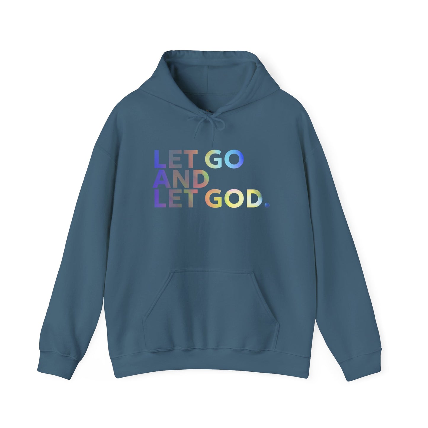 Let Go and Let God-Unisex Heavy Blend™ Hooded Sweatshirt