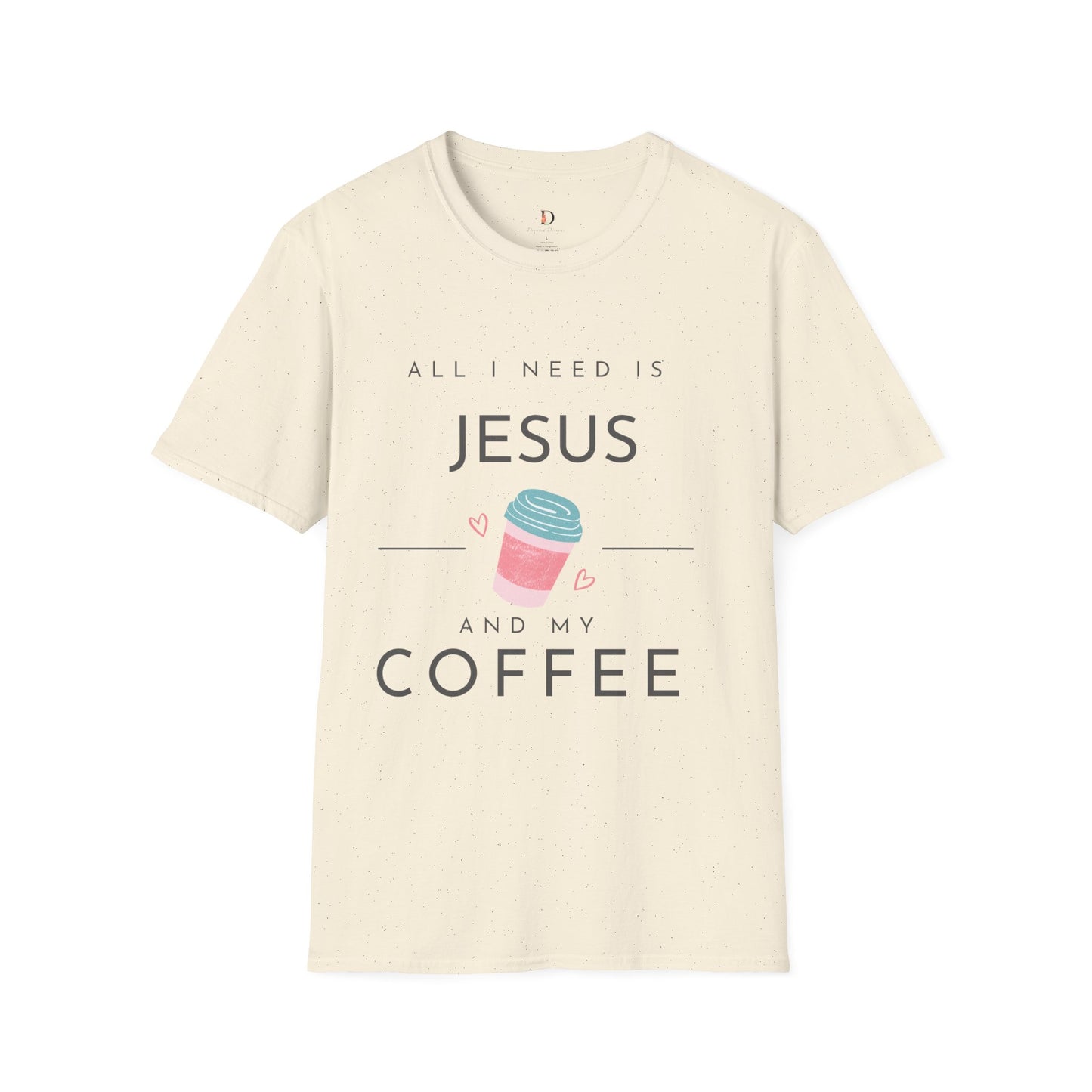 Jesus & Coffee Unisex Softstyle T-Shirt