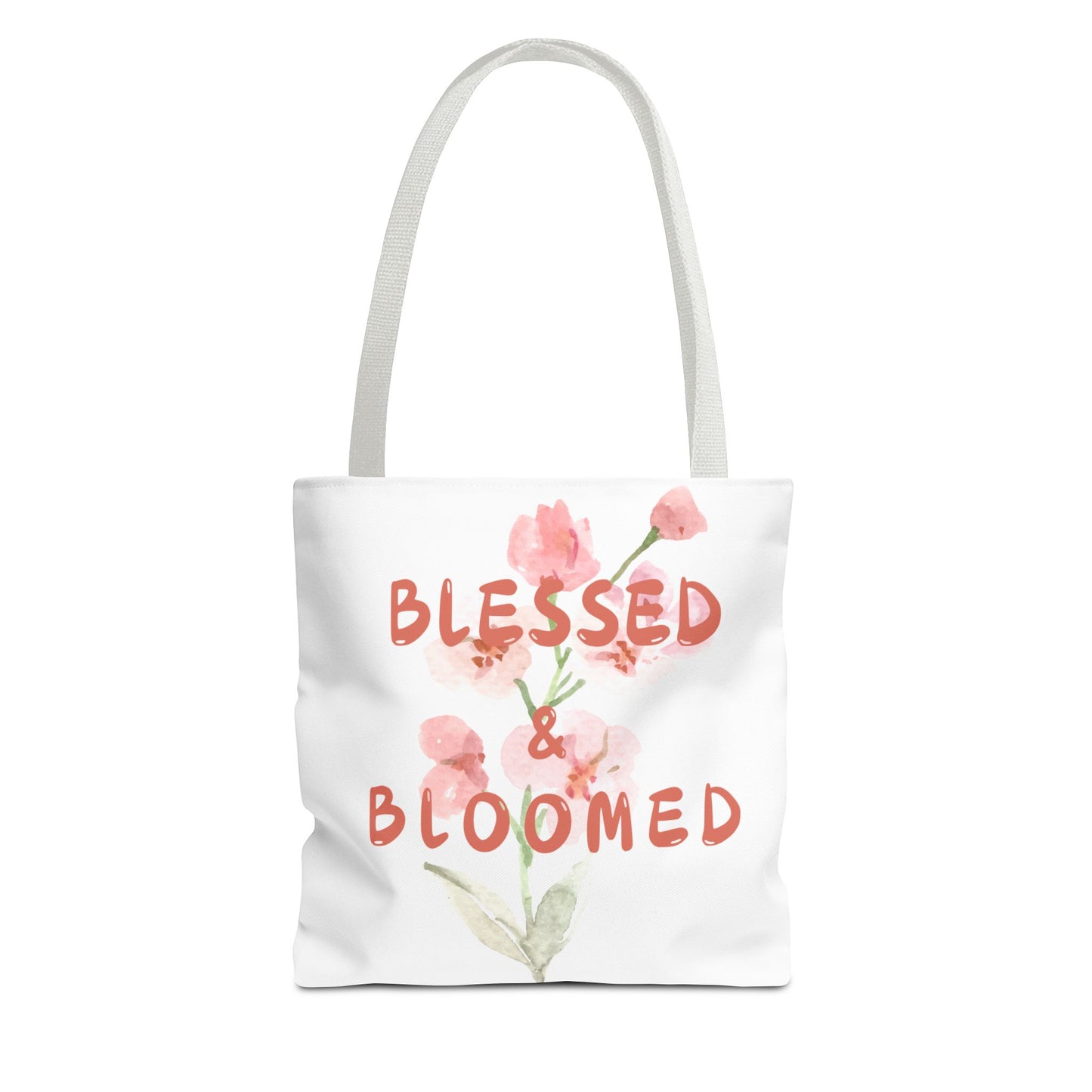 Blessed & Bloomed Tote Bag (AOP)