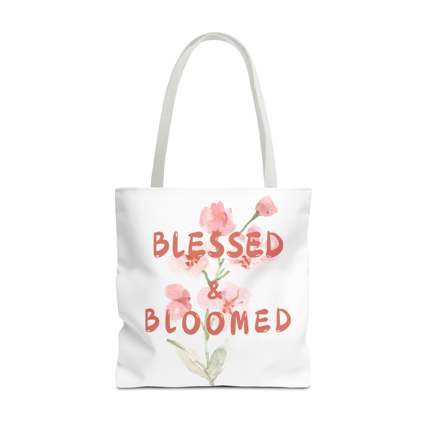 Blessed & Bloomed Tote Bag (AOP)